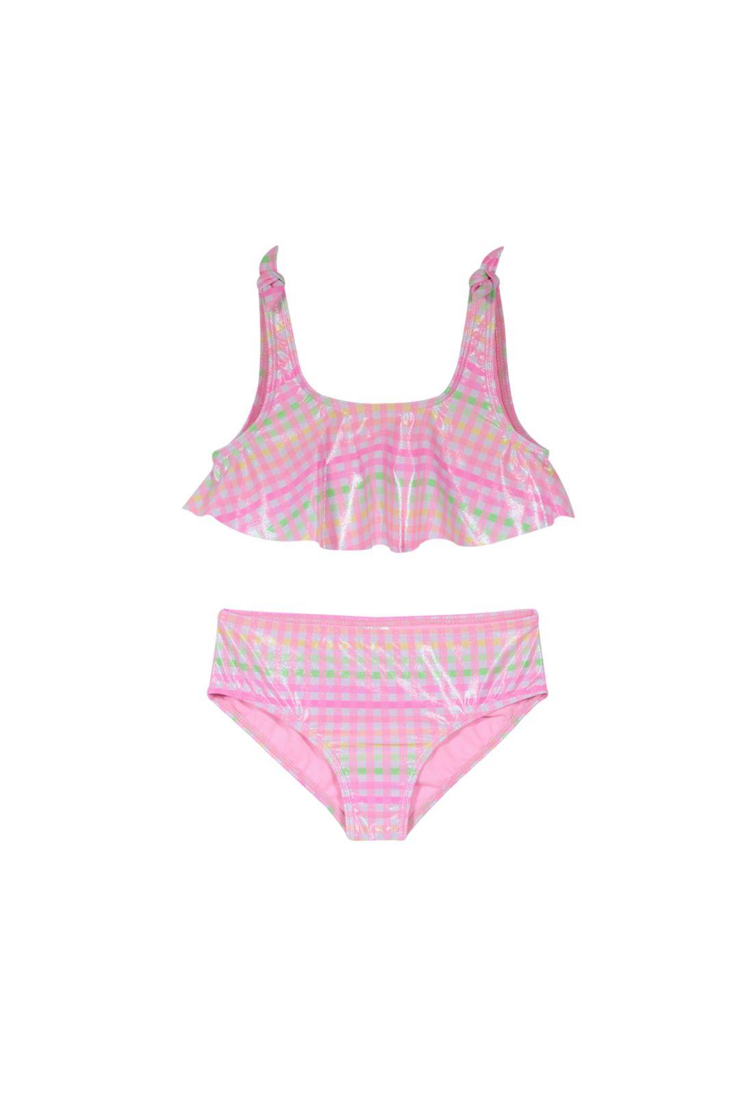 Traje de Baño Niña Bikini UV30+ H2O Wear Rosado-0