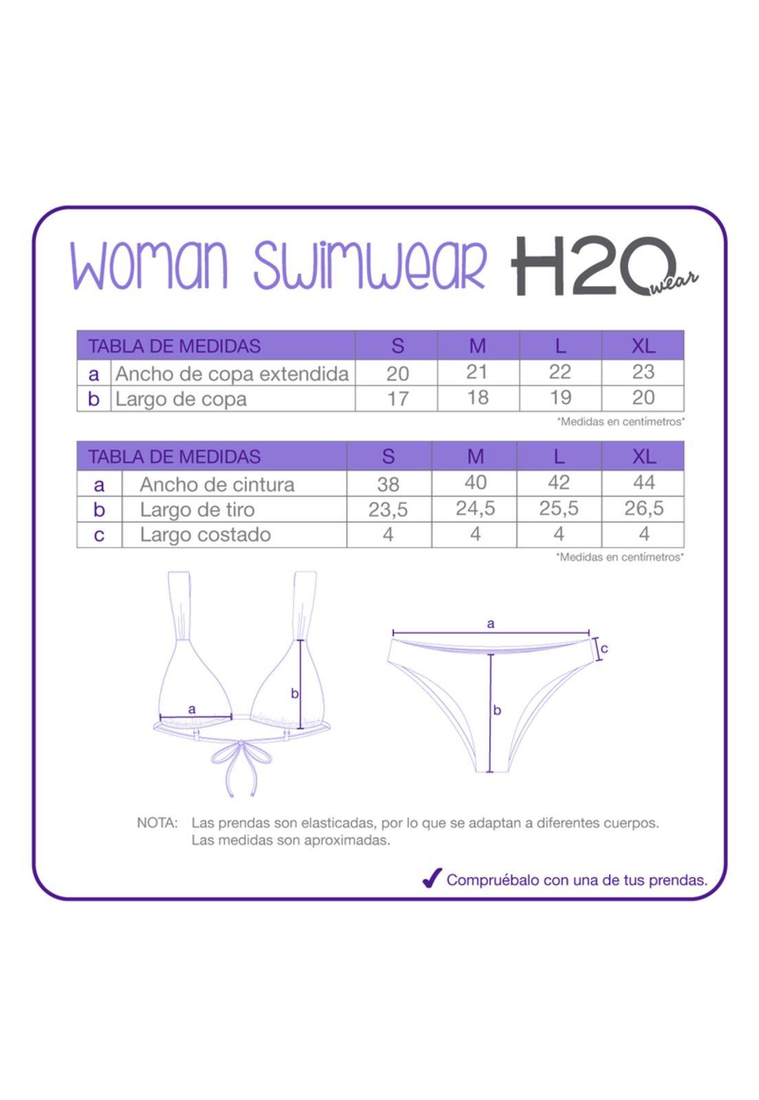 Traje de Baño Mujer  Bikini Samantha H2O Wear Muliticolor-7