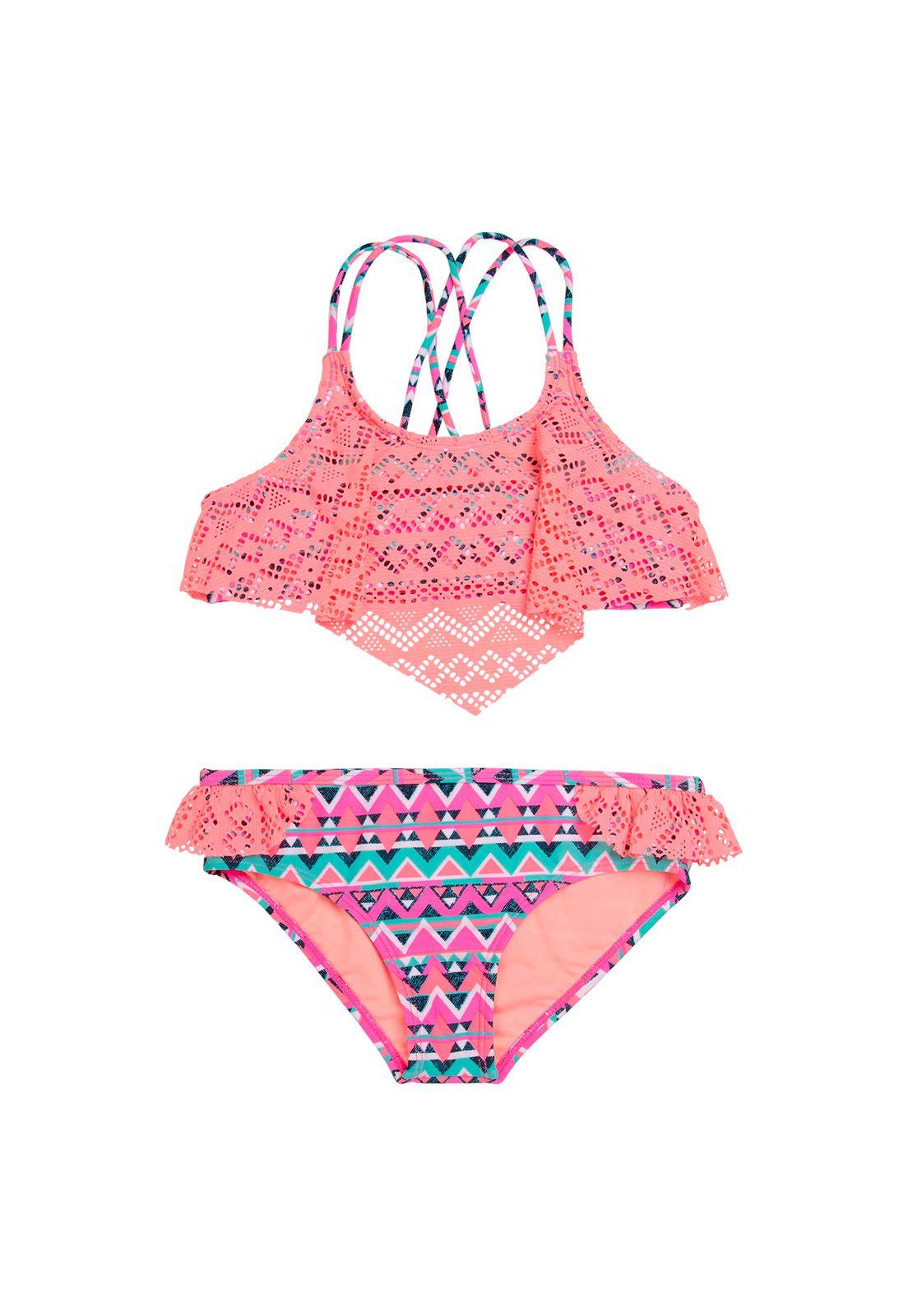 Bikini Crochet UV30 Naranja H2O Wear-0