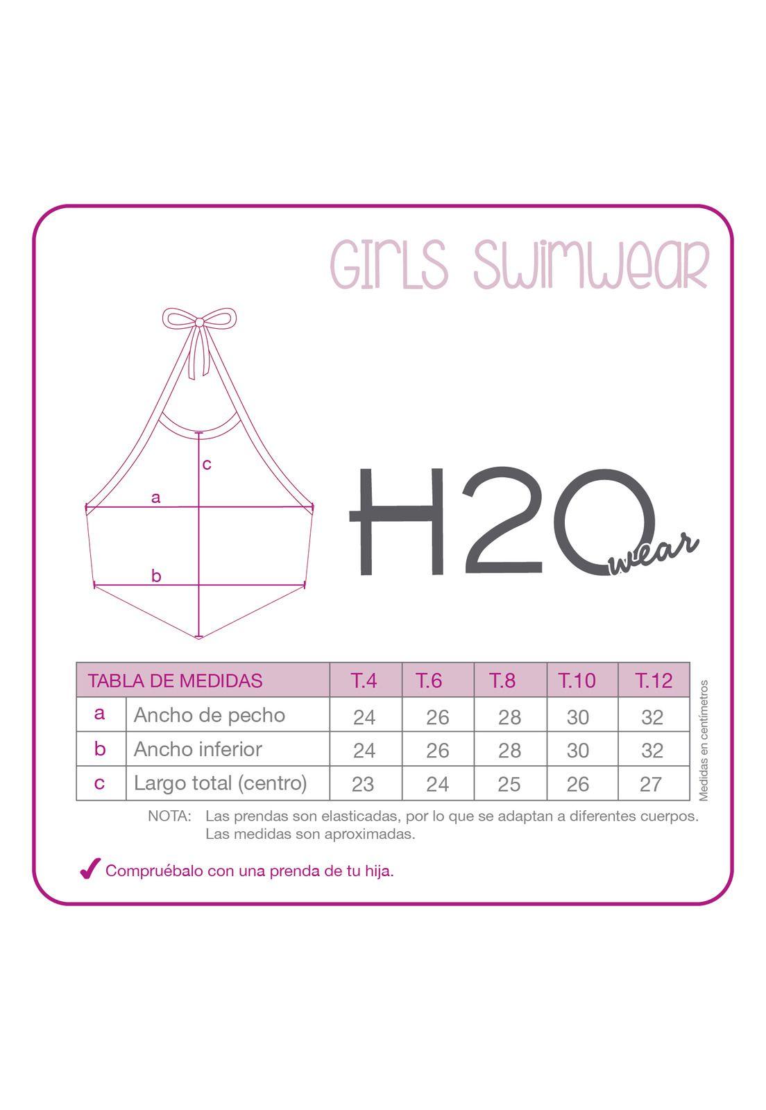 Bikini Crochet UV30 Naranja H2O Wear-2