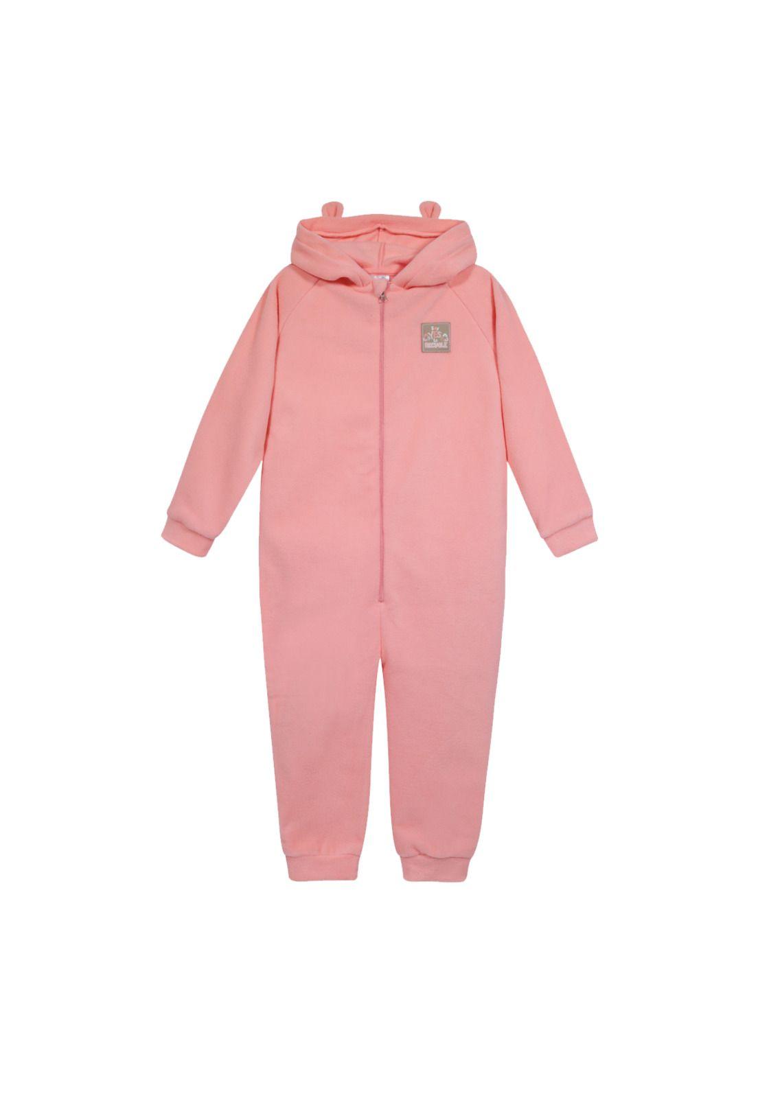 Pijama Niña Polar Sustentable H2O Wear Rosa-0