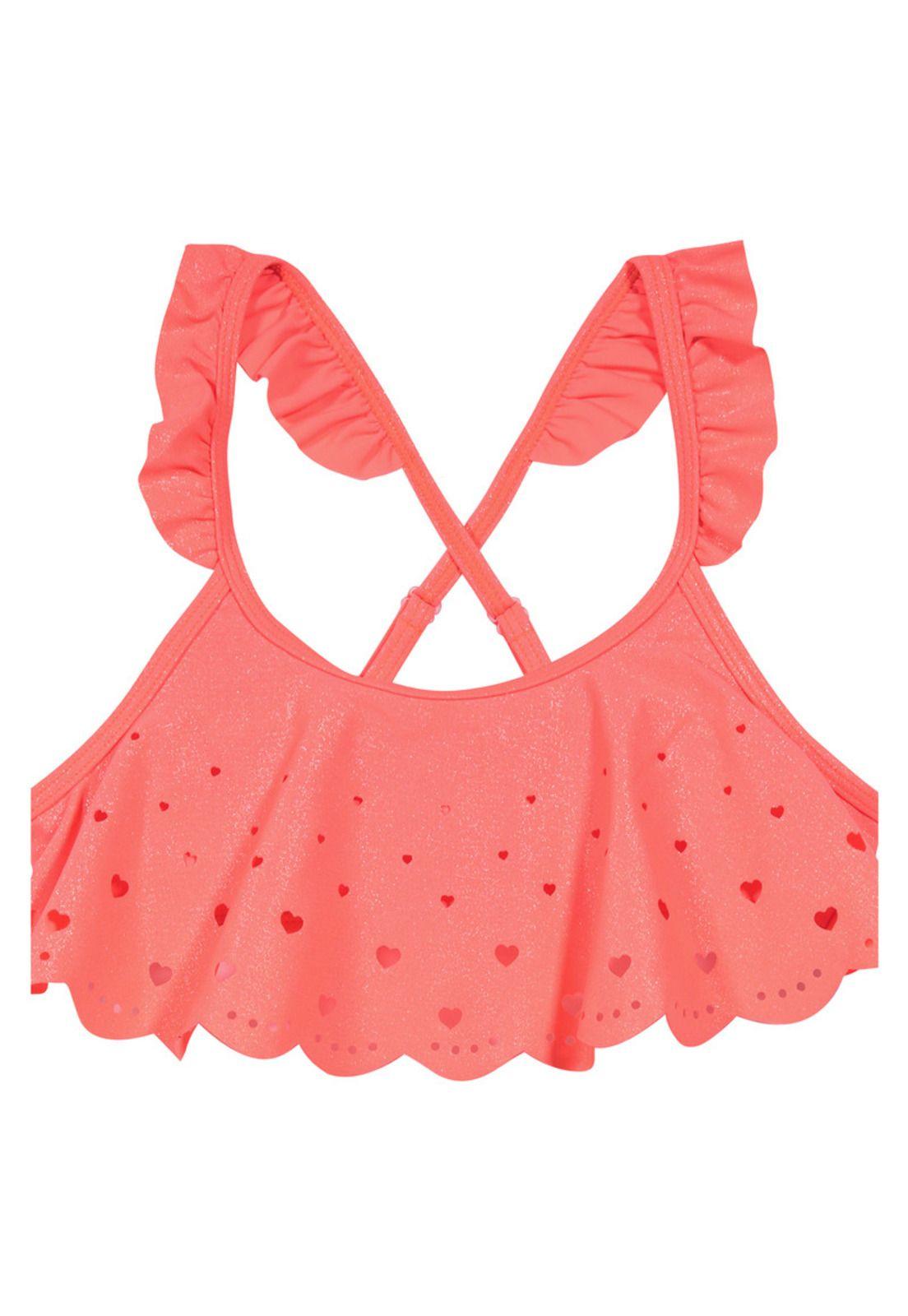 Niña Bikini H2O Wear UV+30 Vuelos Laser Brillante Coral-3