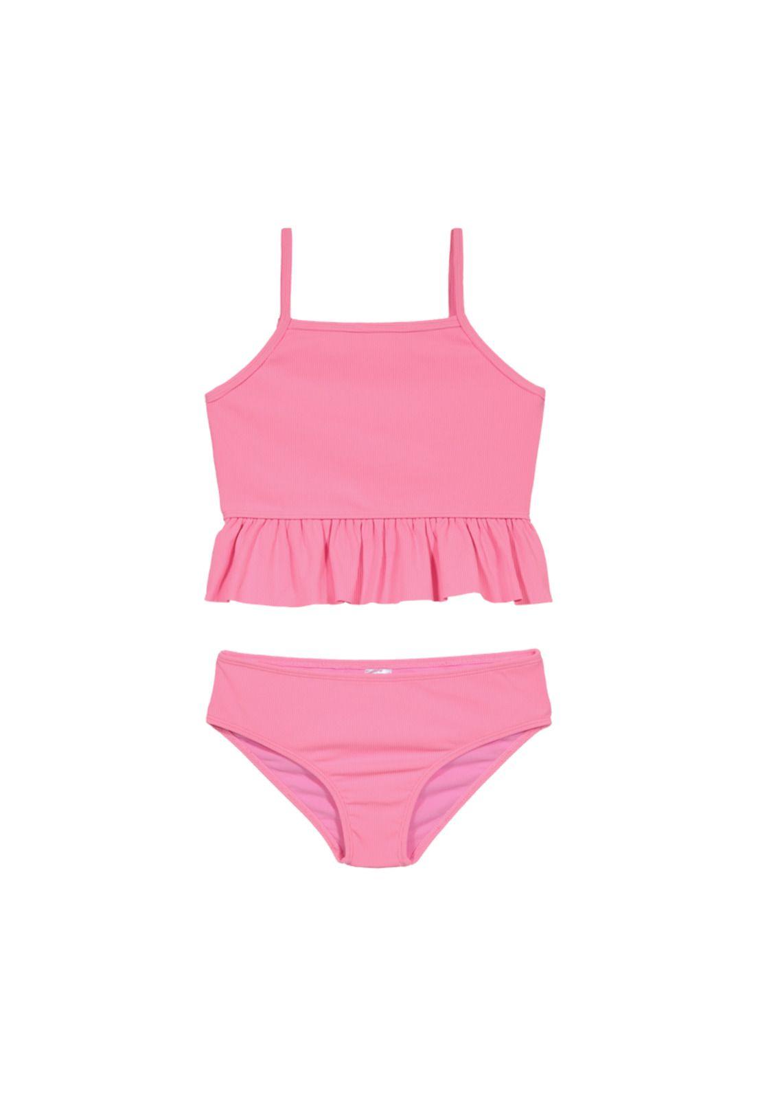 Niña Tankini Textura H2O Wear UV+30 Rosado-0