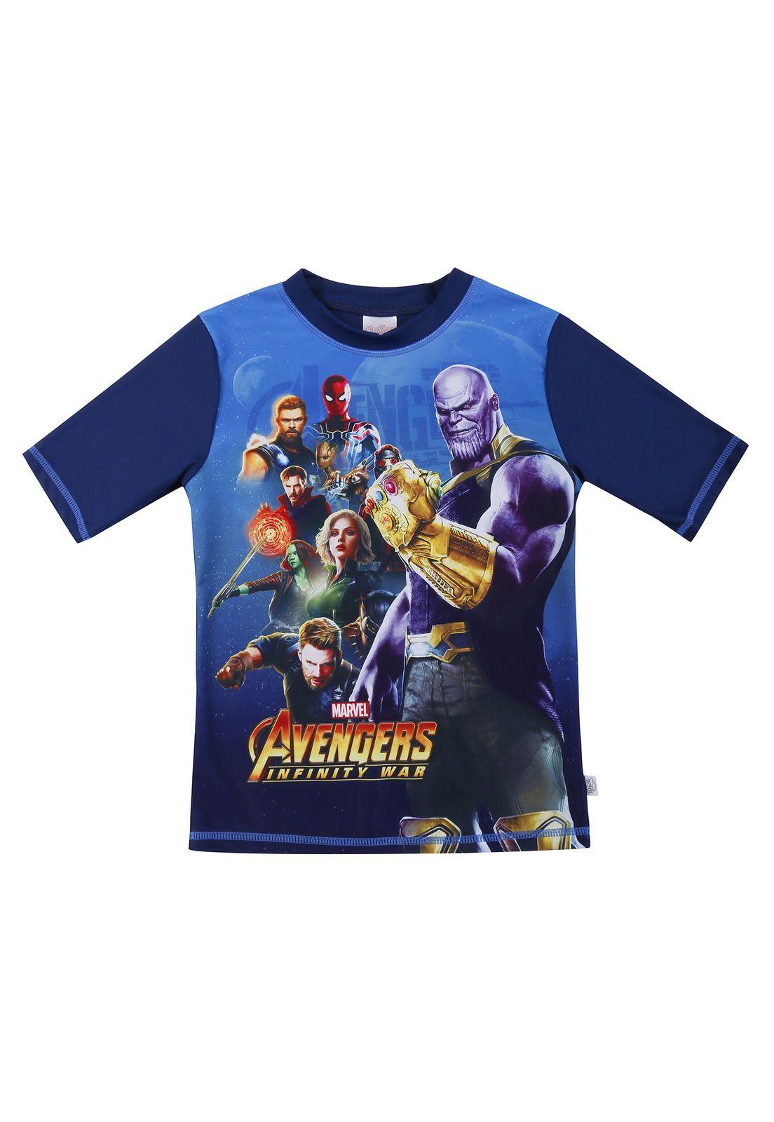 Polera UV50 Azul Avengers-0