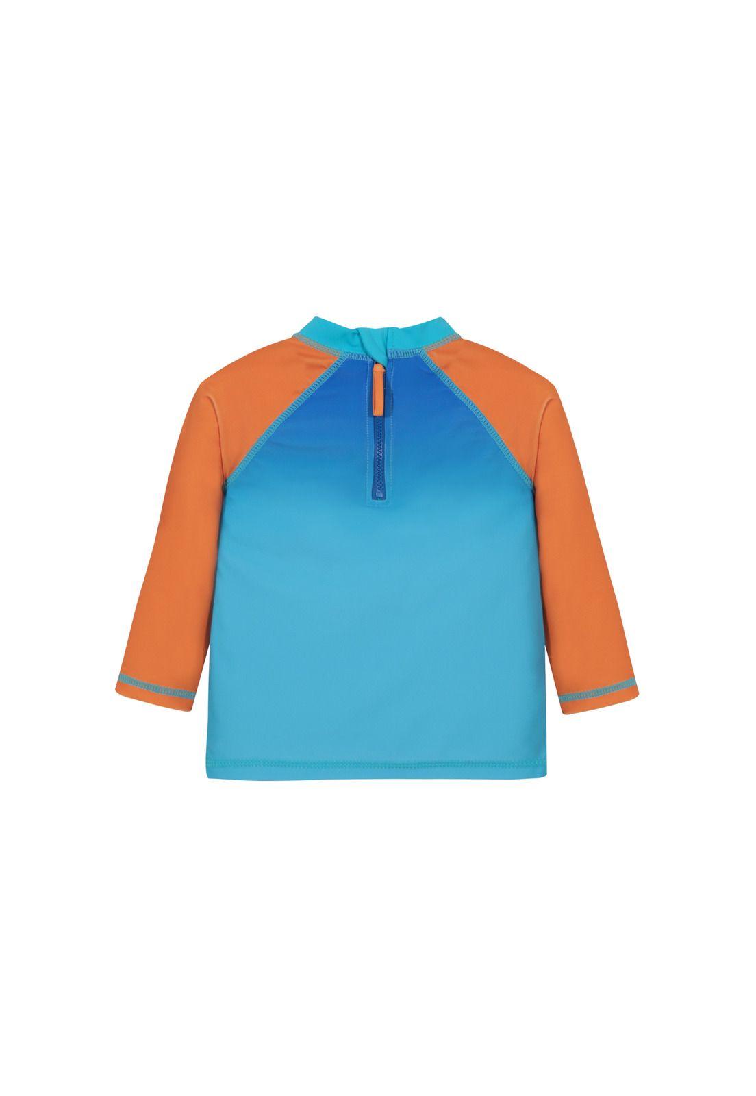 Traje de Baño Bebe Niño Polera UV50 M/Larga H2O Wear Naranjo-2