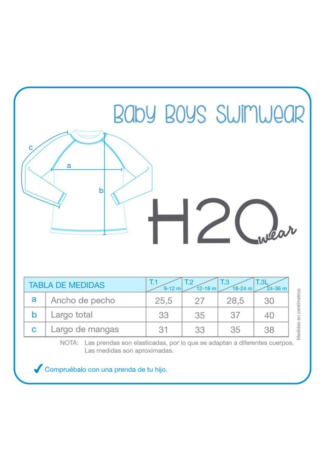 Polera Bebe Niño UV 50 Manga Larga Disney Mickey Naranjo-2