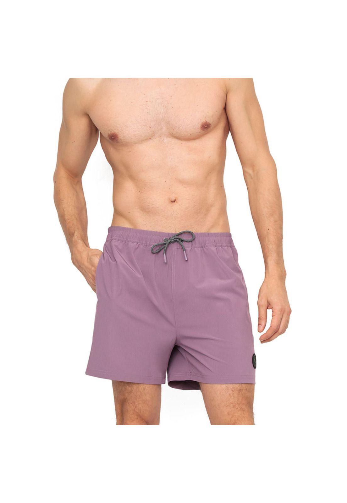 Traje de Baño Hombre Short W Stretch H2O Wear Morado-2