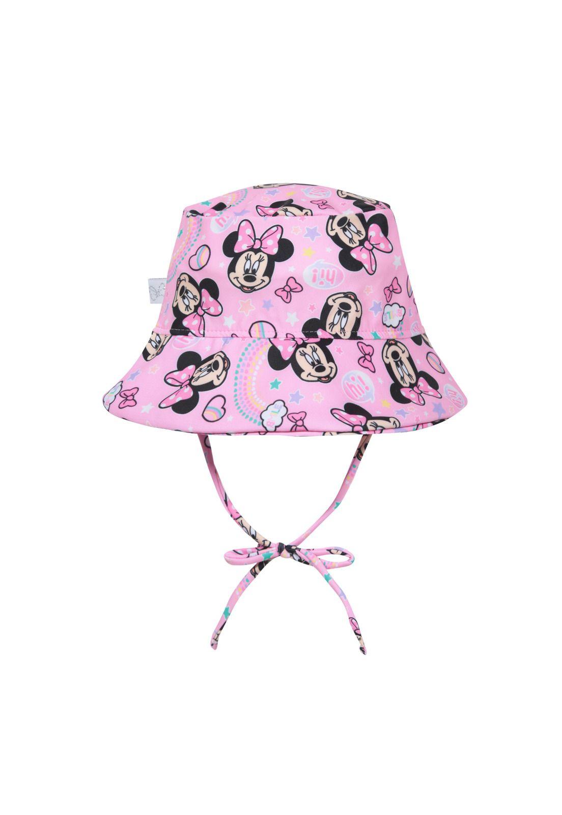 Gorro Bebe Niña UV 50 Disney Minnie Rosa-1