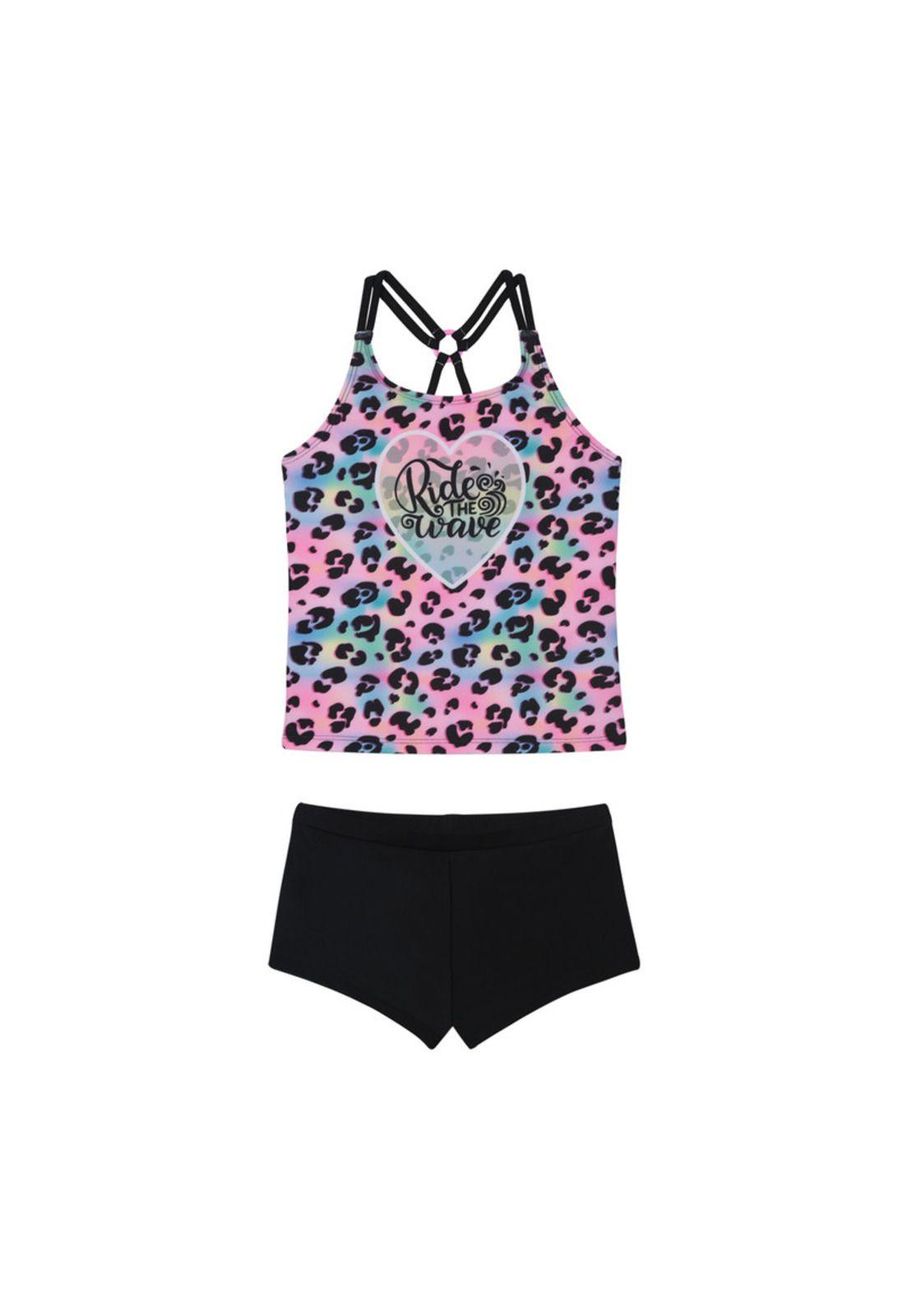 Traje de Baño Niña Teens Tankini UV30 + Estamp.H2O Wear-0