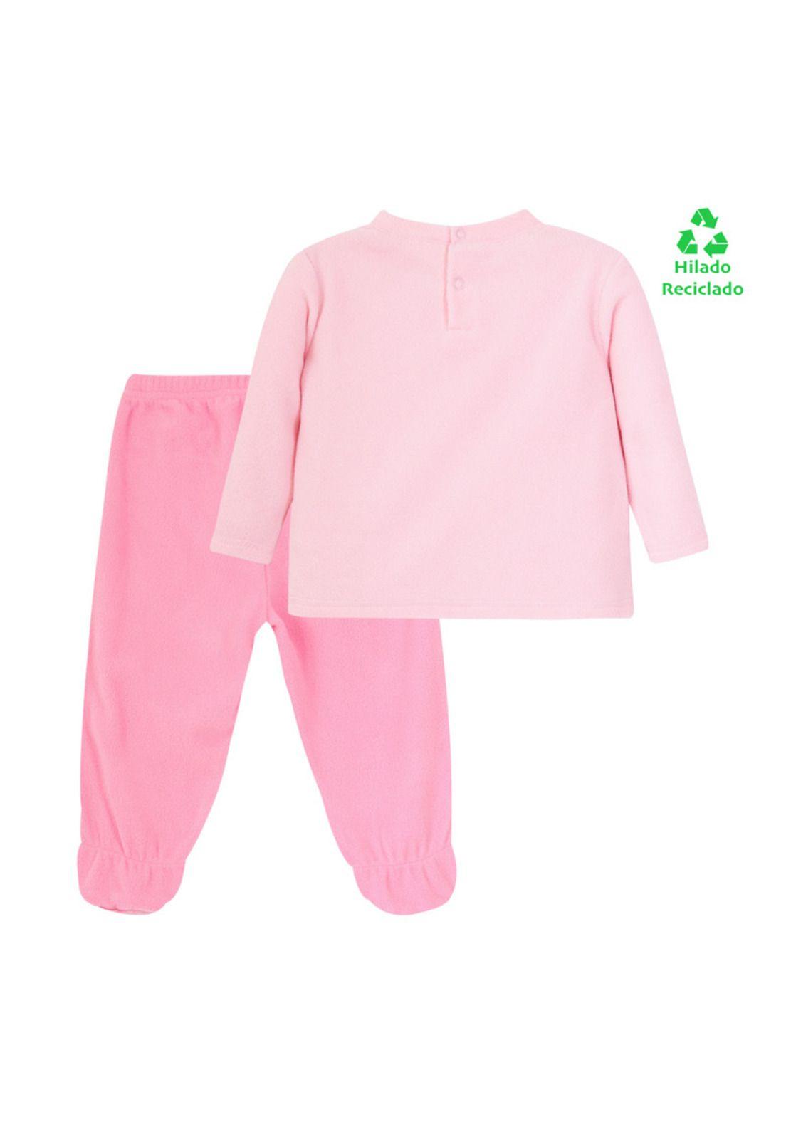 Bebé Pijama  Polar Sustentable H2O Wear Rosa-1
