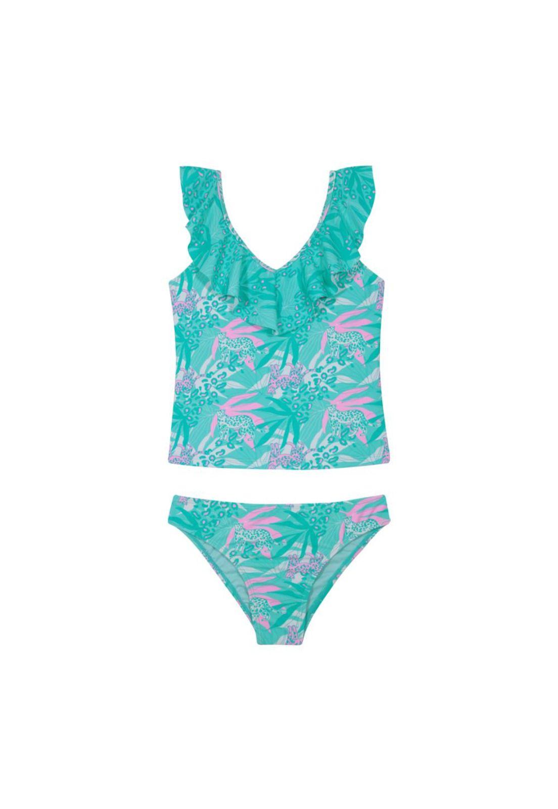 Traje de Baño Niña Teens Tankini UV30+ en V H2O Wear-0