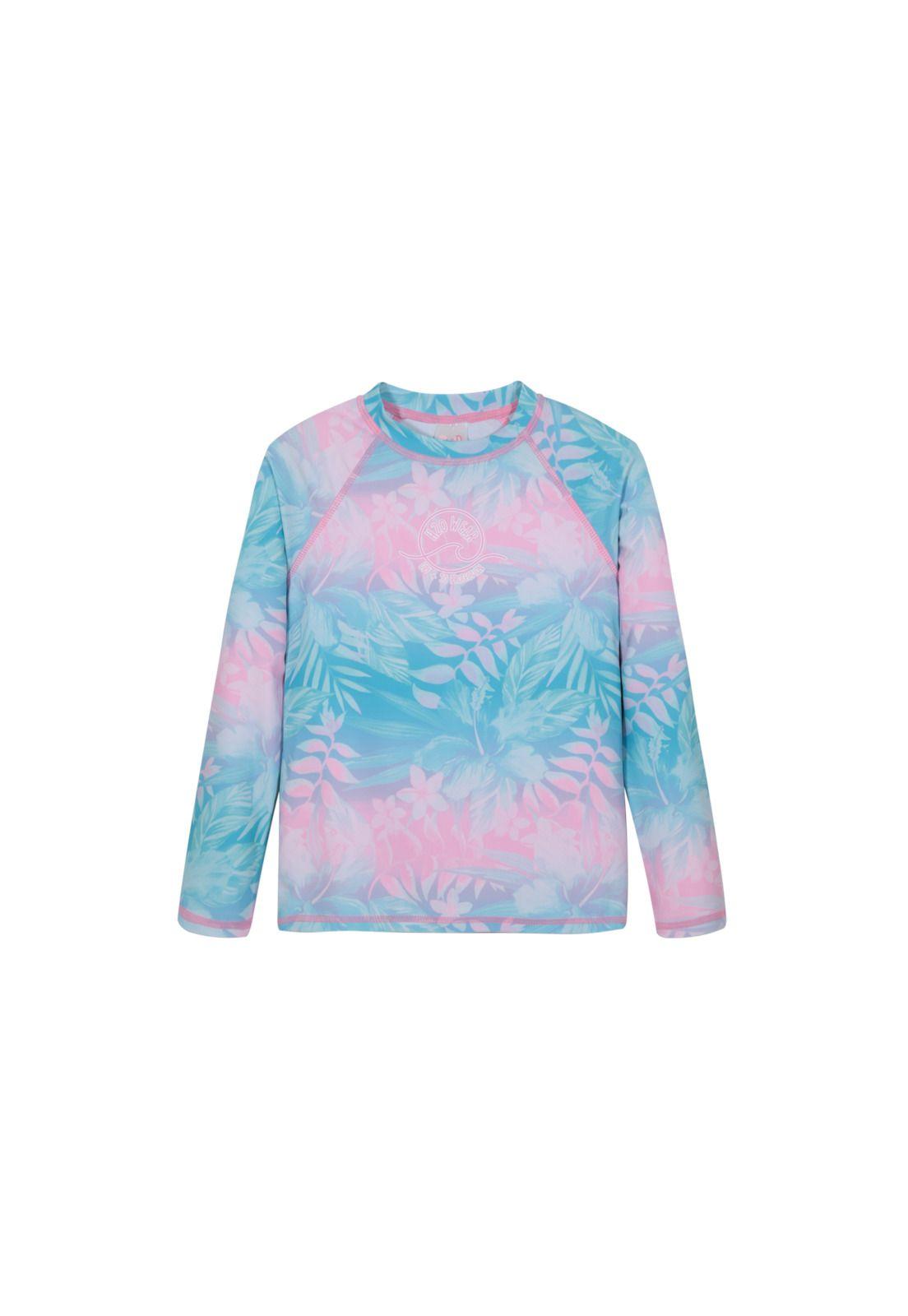 Traje de Baño Niña Polera UV50 M/Larga H2O Wear Calipso-0