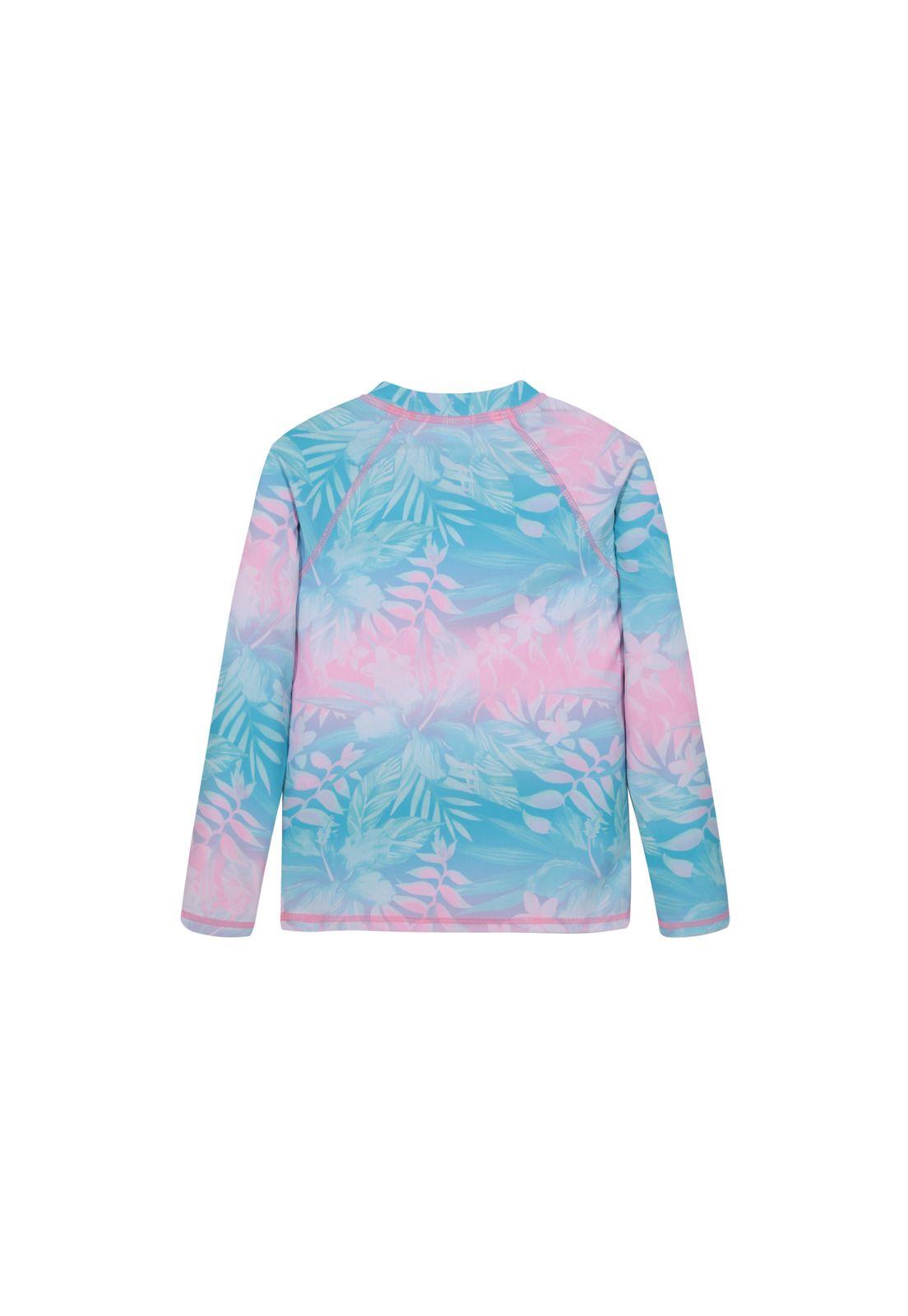 Traje de Baño Niña Polera UV50 M/Larga H2O Wear Calipso-1