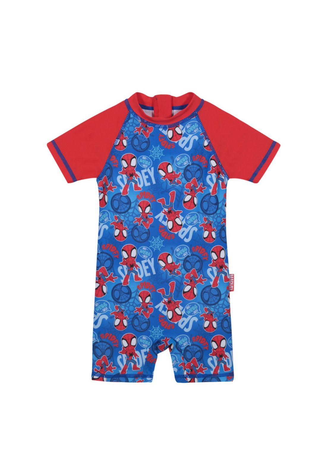 Traje de Baño Bebe Niño Body UV50+ Spidey Disney-0