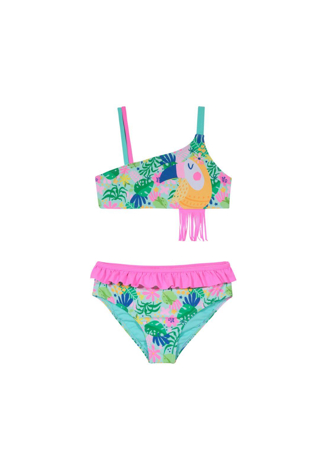 Traje de Baño Niña Bikini UV30+ H2O Wear Verde-0