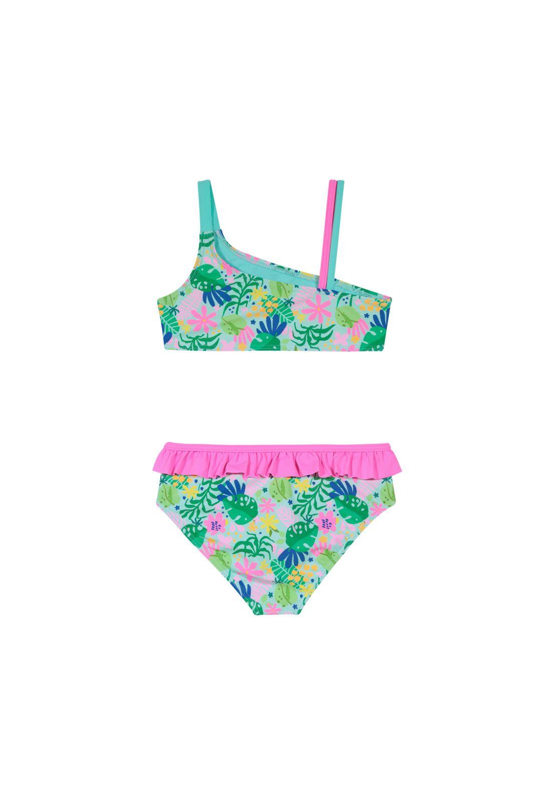 Traje de Baño Niña Bikini UV30+ H2O Wear Verde-1