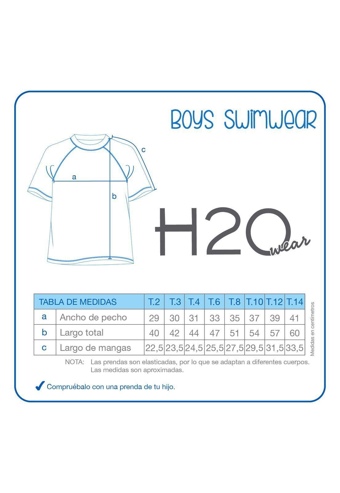 Polera Niño Manga Corta UV 50 Disney Spiderman Turquesa-2