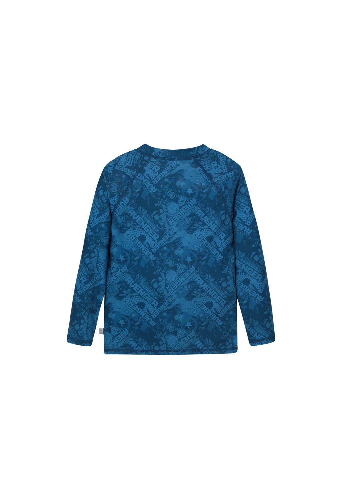 Traje de Baño Niño Polera UV50 M/Larga Avengers Disney-1
