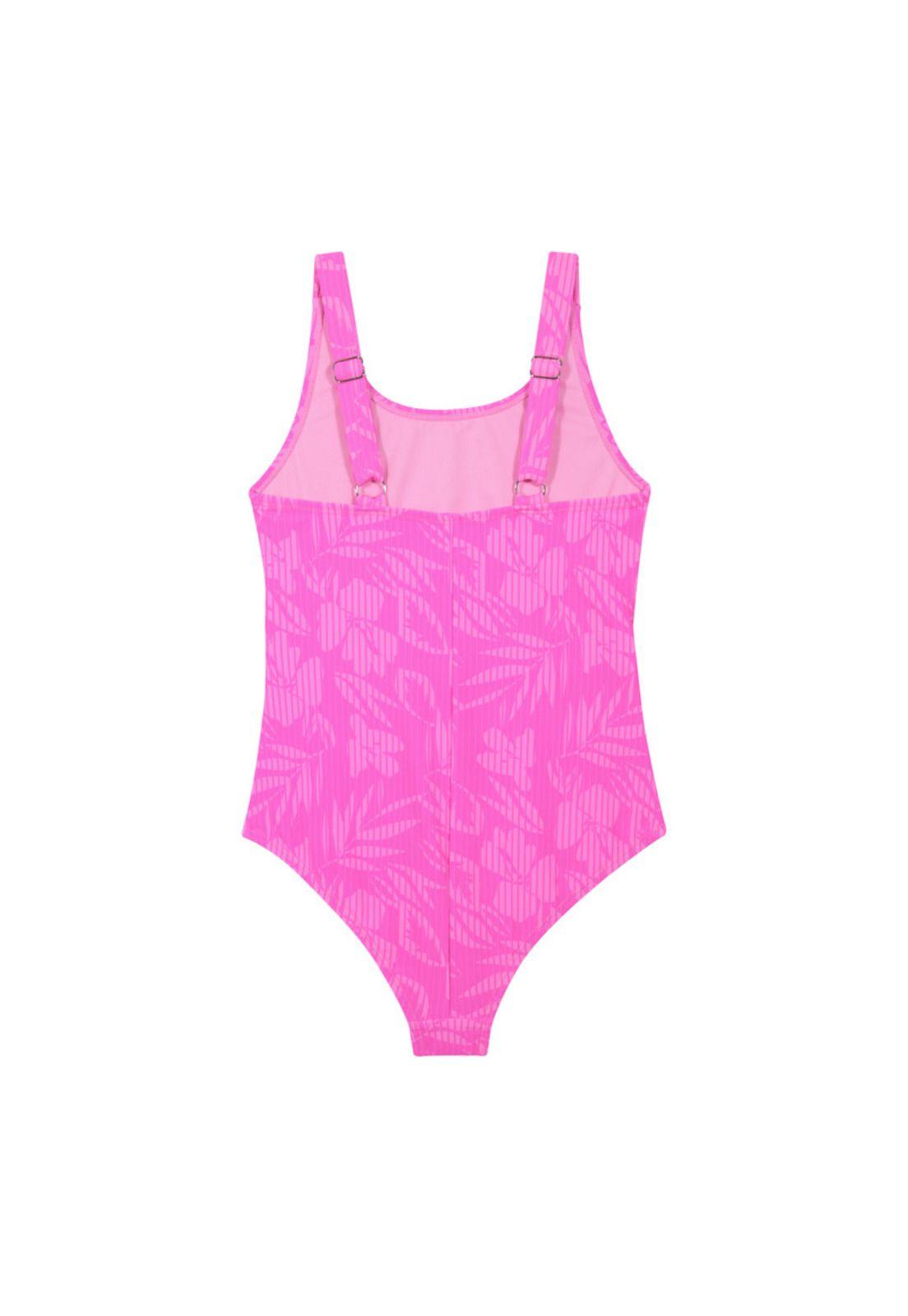 Traje de Baño Niña Teens Cut Out UV30+ H2O Wear Fucsia-1