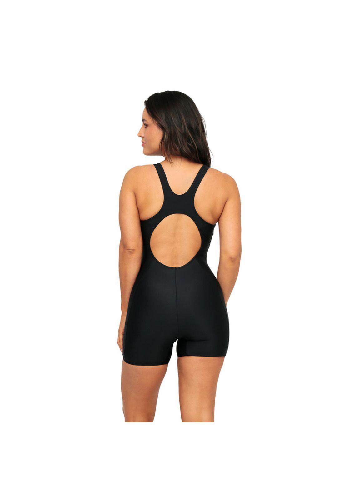 Traje de Baño Mujer Deportivo Largo H2O Wear Negro-2