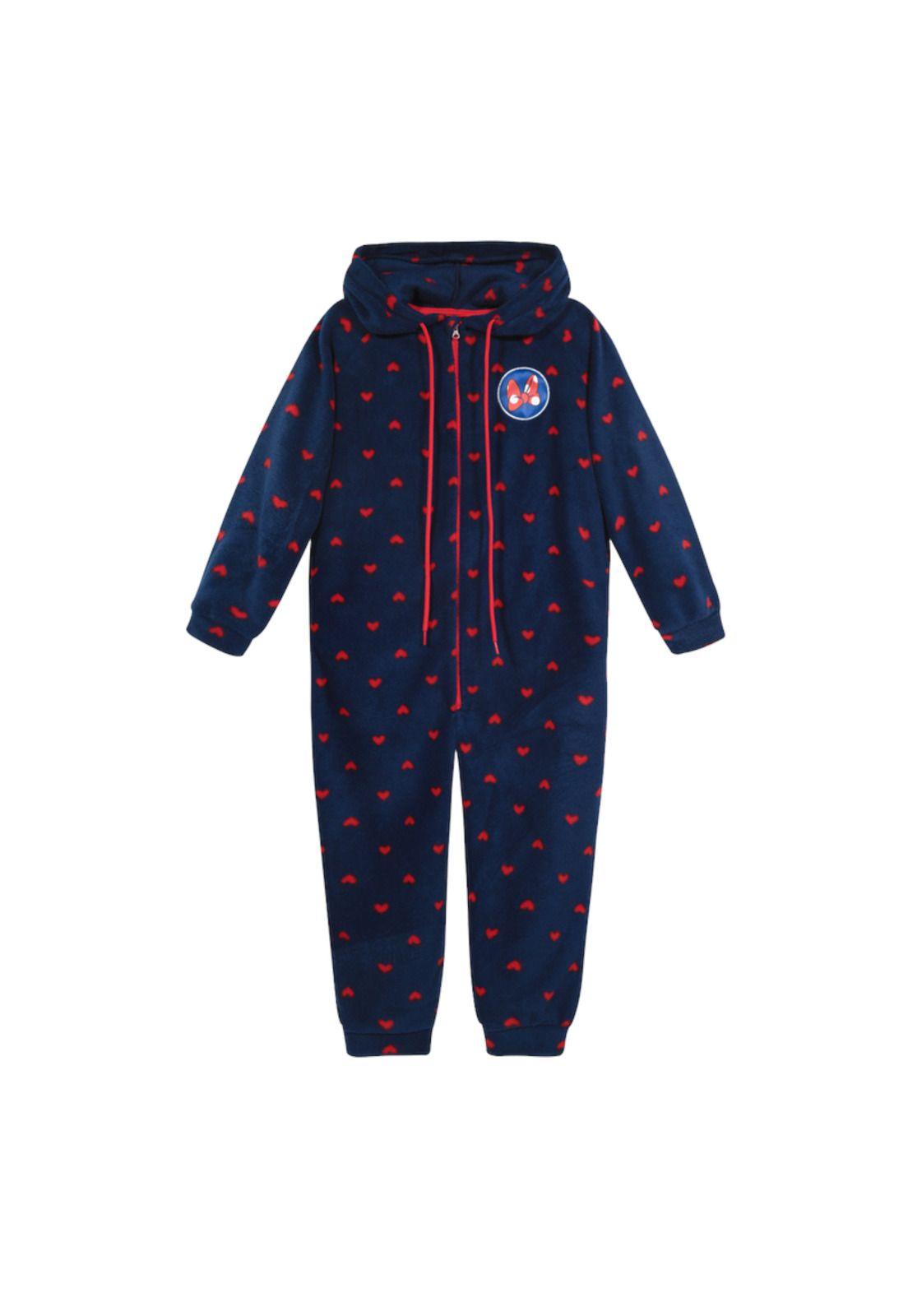 Pijama Niña Polar Entero Disney Minnie Azul-0