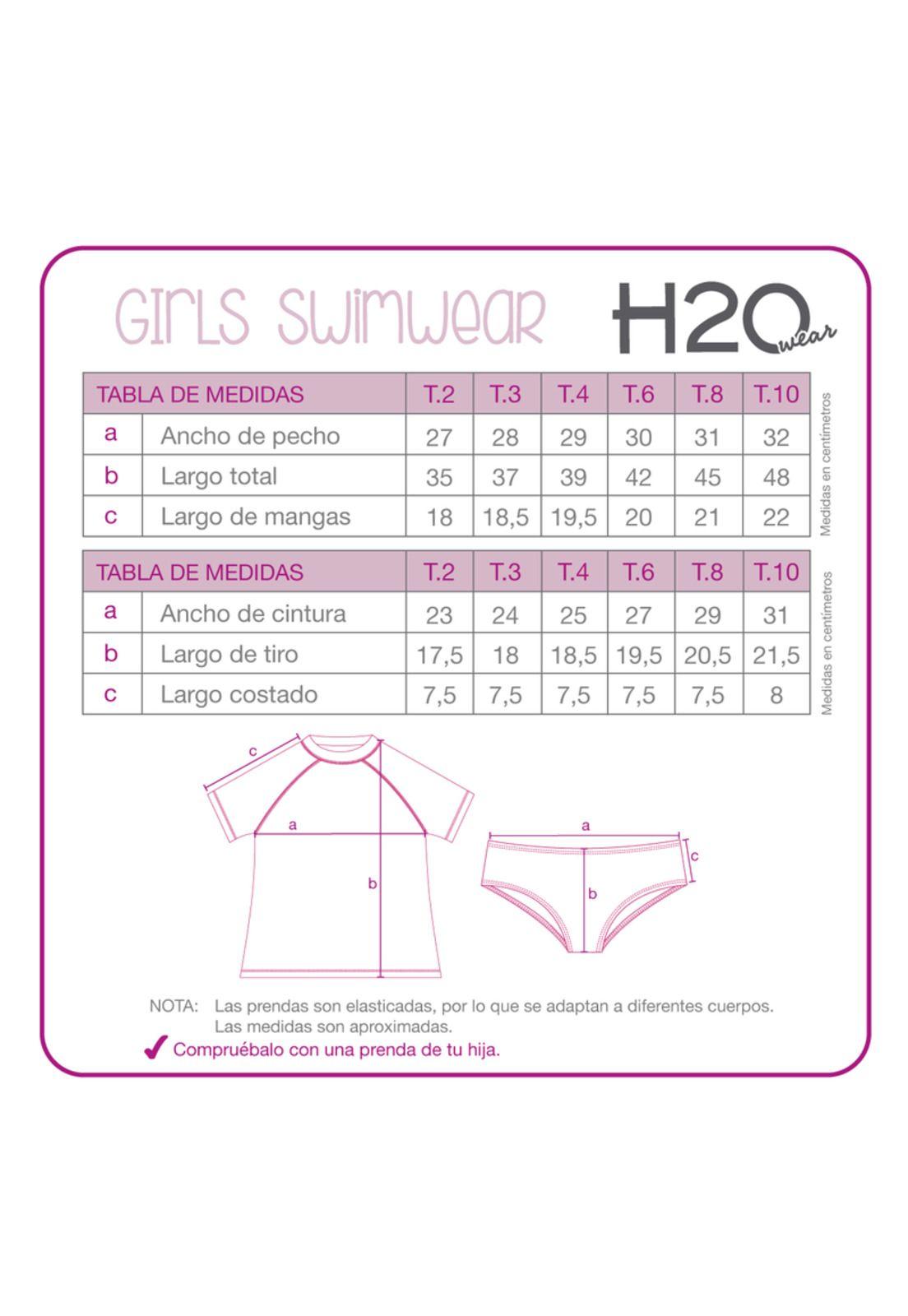 Traje de Baño Niña Set UV50+ Princesas Disney-3