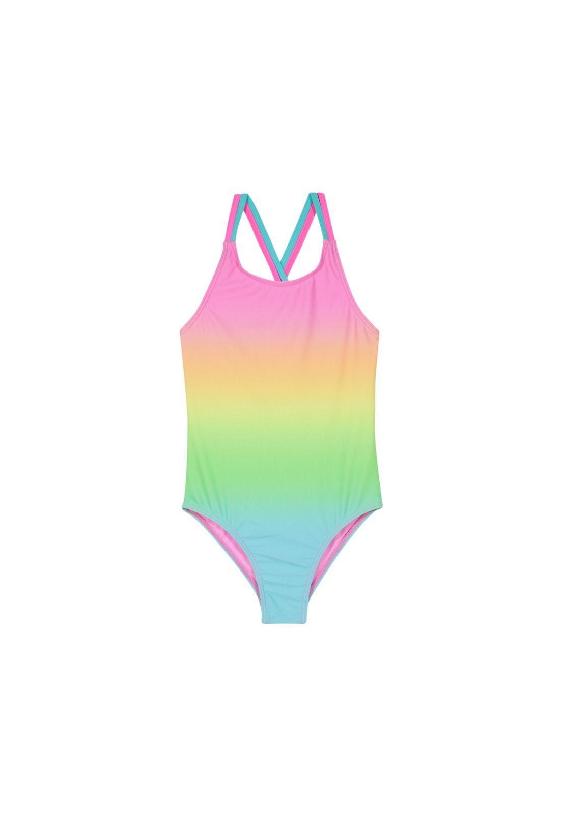 Traje de Baño Niña Entero UV30+ H2O Wear Rosado-1