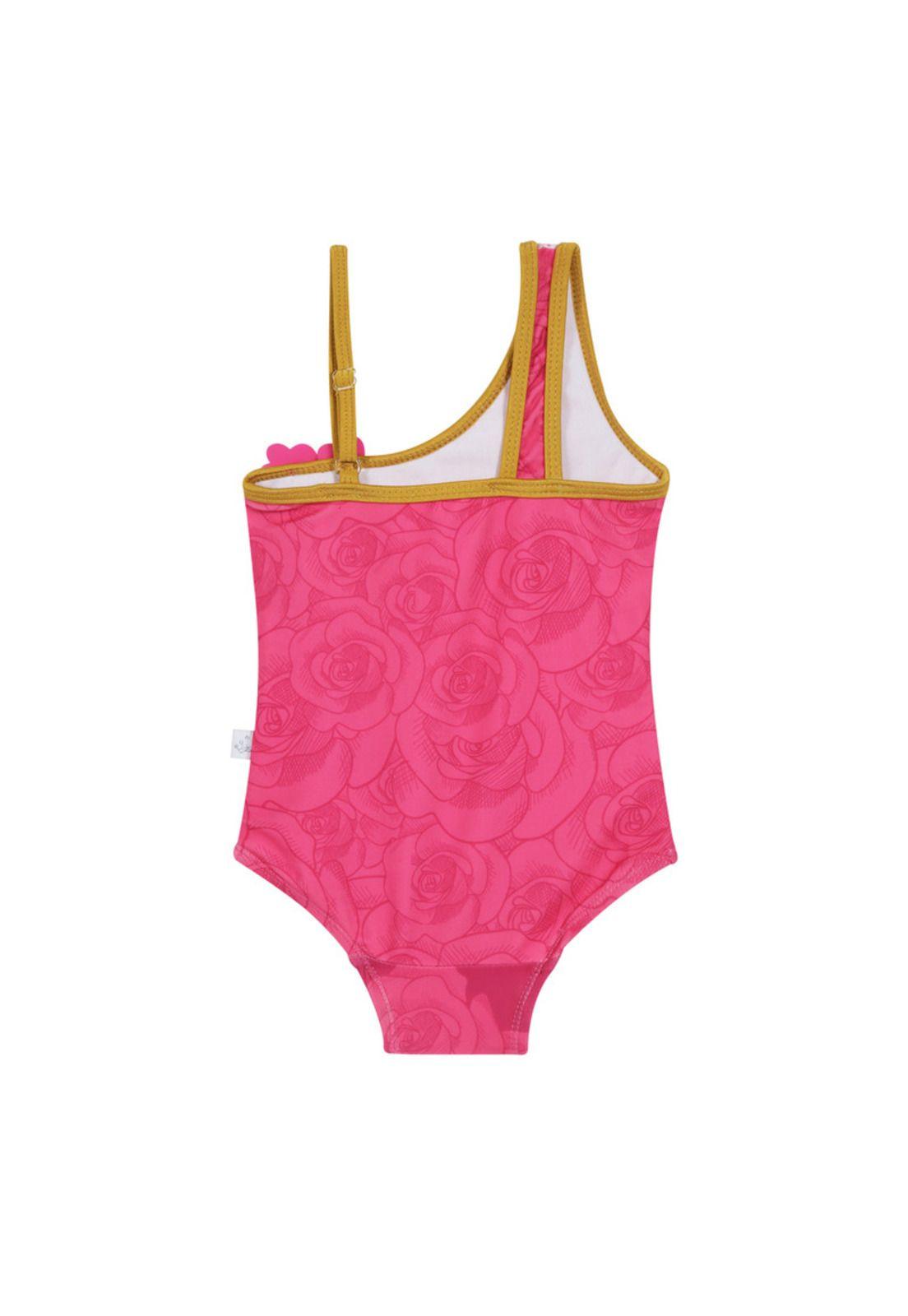 Traje de Baño Niña Entero Rosa Disney-2