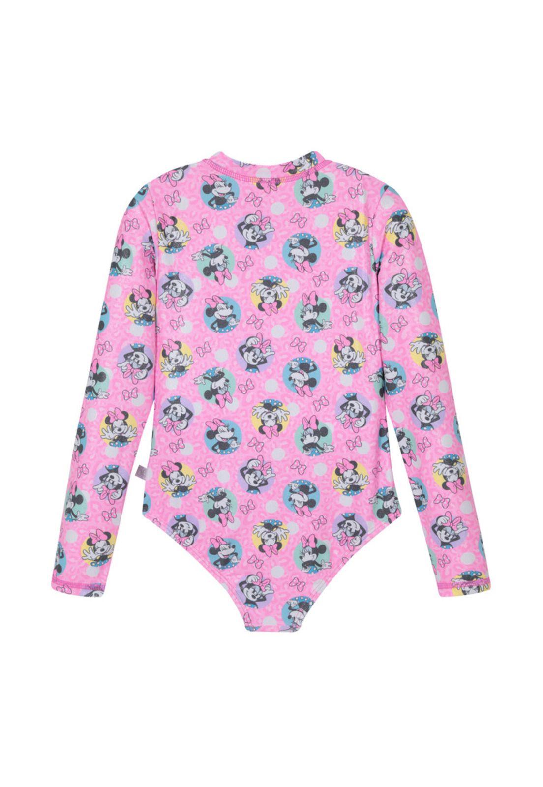 Traje de Baño Niña Manga Larga UV50+ Minnie Disney-1