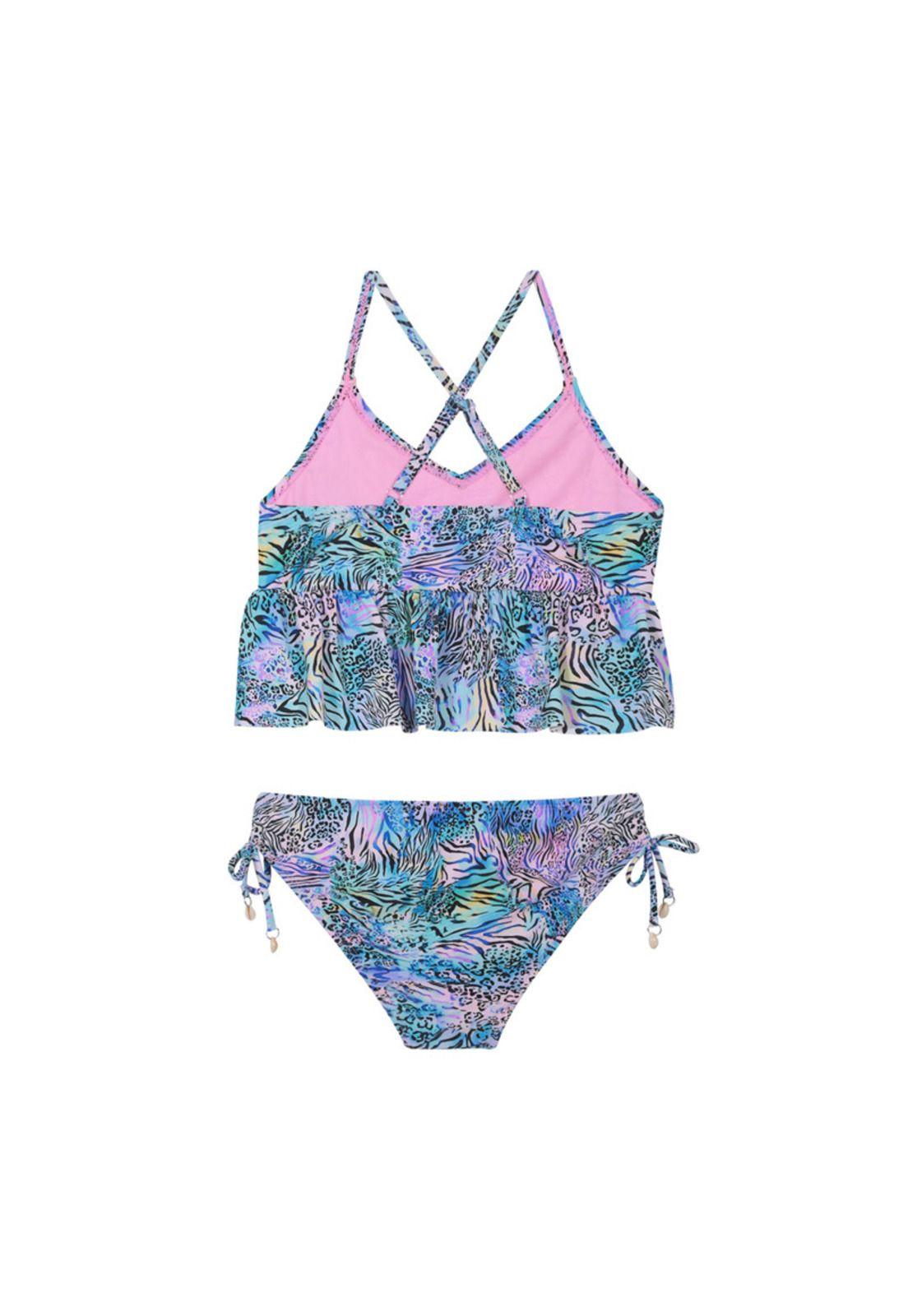 Traje de Baño Niña Teens Tankini UV30+ Vuelos H2O Wear-1