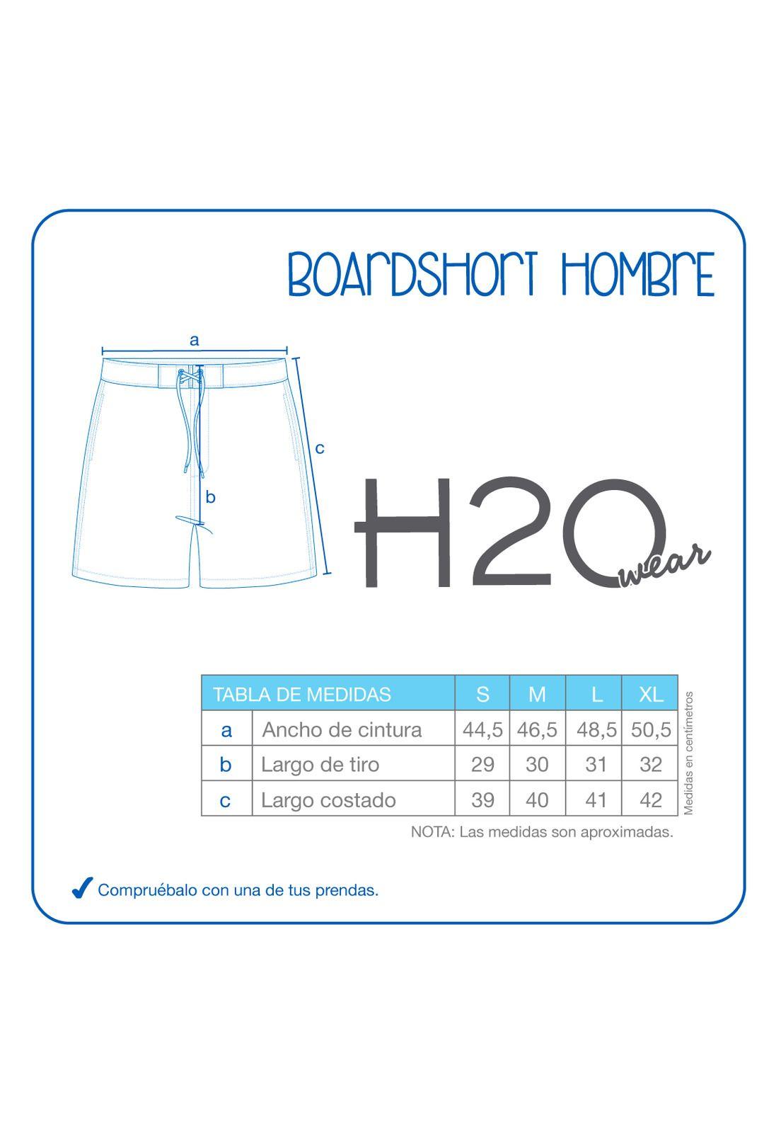 Traje de Baño Hombre Short Hawaii H2O Wear-5