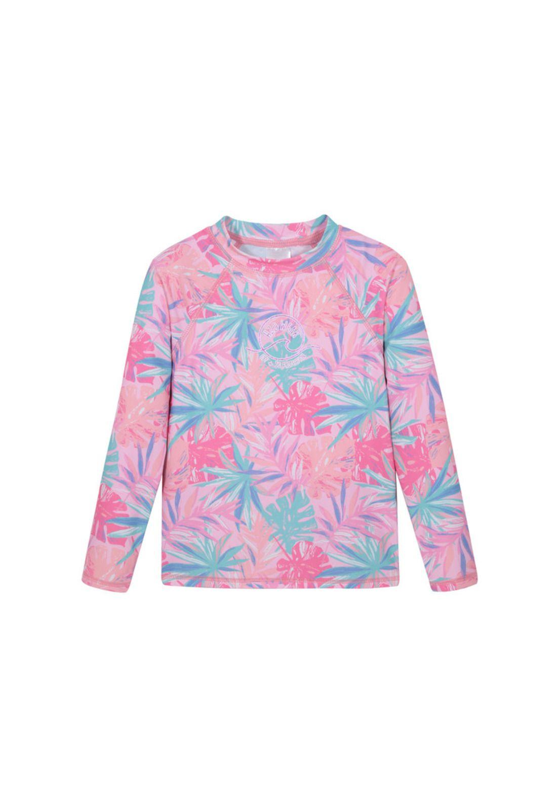Traje de Baño Niña Polera UV50 +  Manga Larga H2O Wear-0