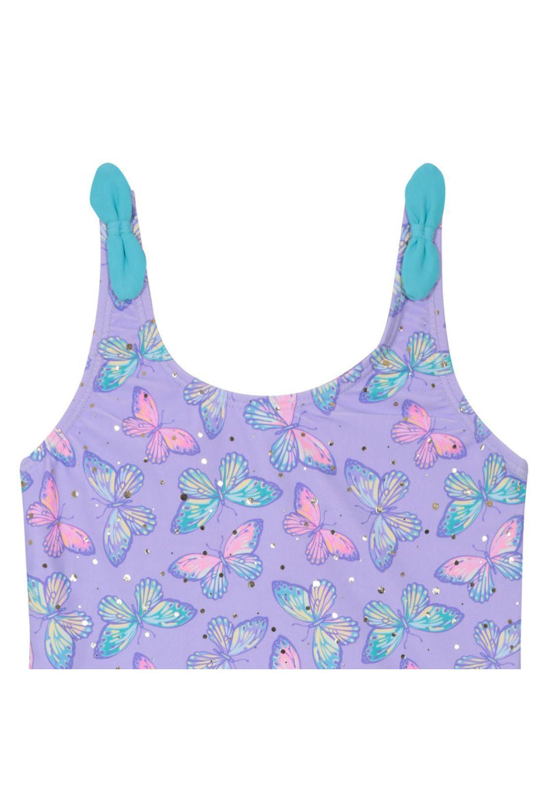 Traje de Baño Niña Tankini UV50 H2o Wear Lila-3