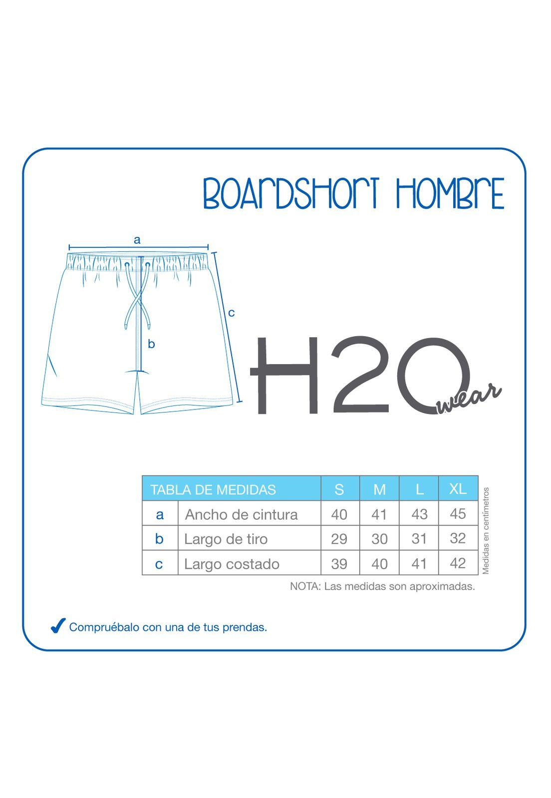 Traje de Baño Hombre Short Texas Oliva H2O Wear-5