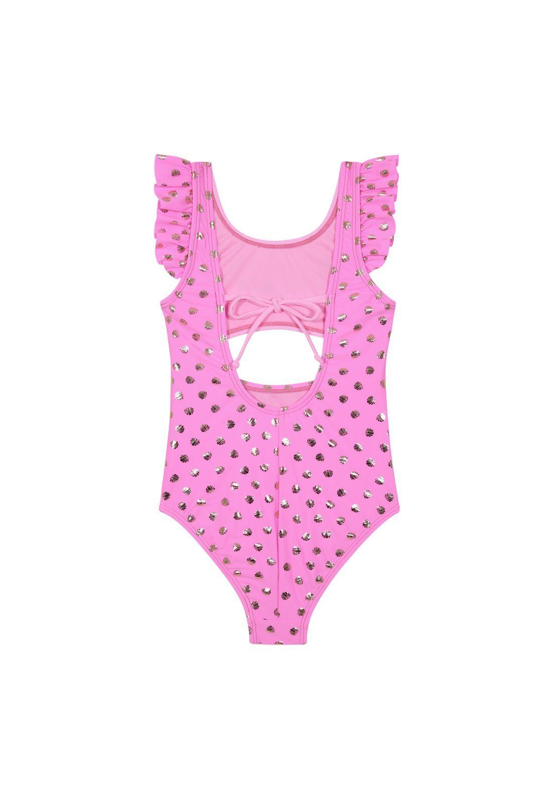 Traje de de Baño Niña UV50 H2O Wear Rosado-2