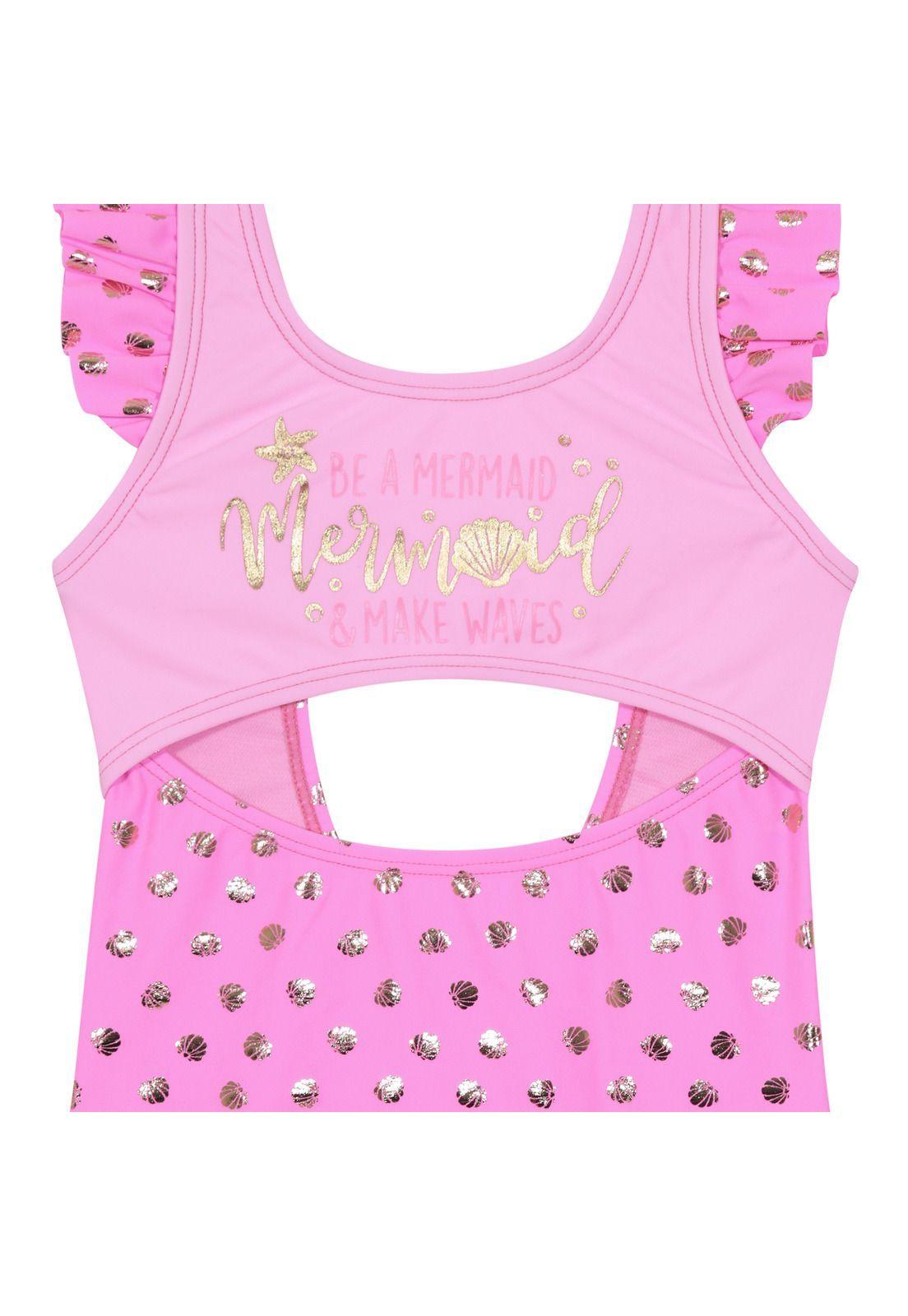 Traje de de Baño Niña UV50 H2O Wear Rosado-3