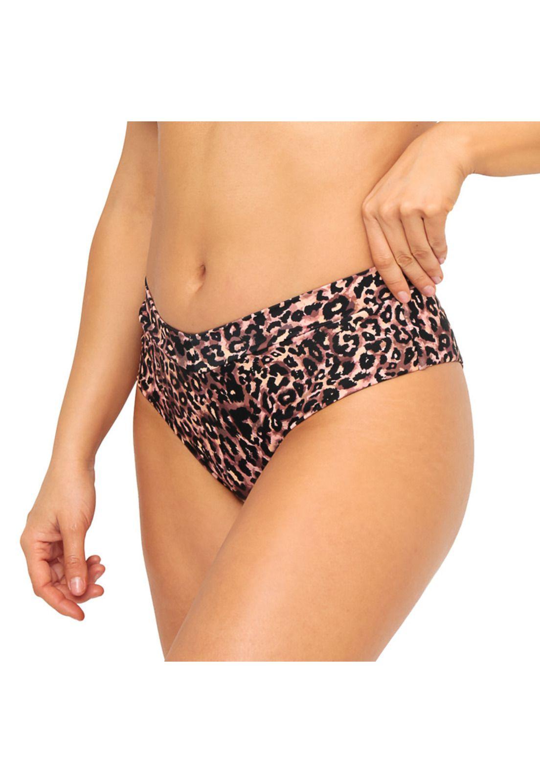 Traje de baño Mujer Bottom Alto Raquel H2O Wear Café-1