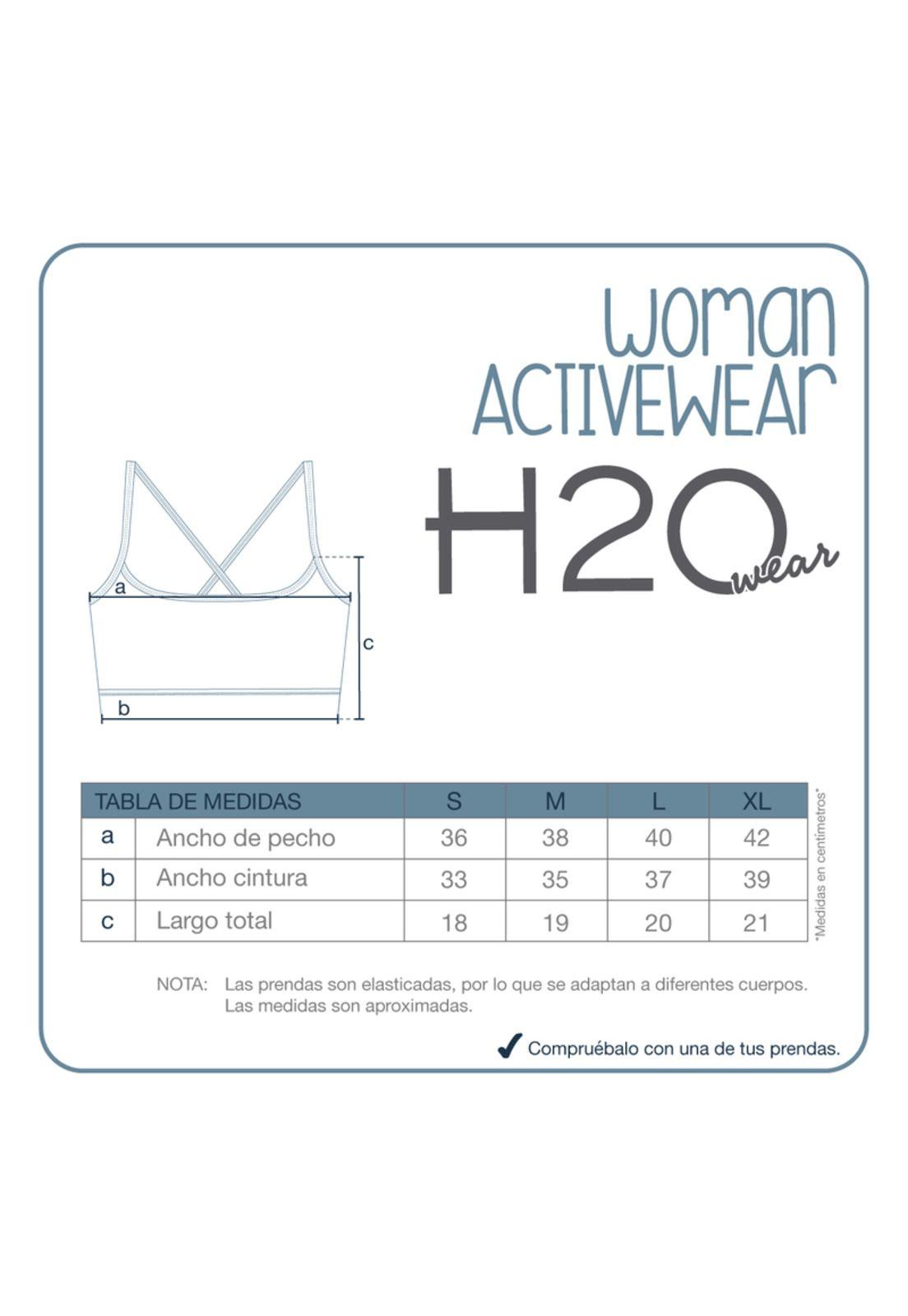 Peto Deportivo Mujer  H2O Wear Celeste-4