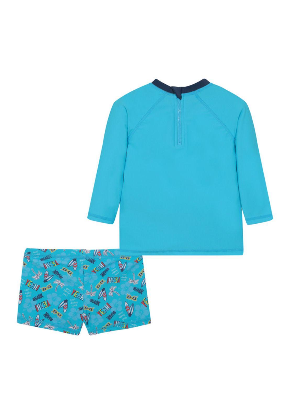 Traje Baño Bebe Set UV50+ Manga Larga H2O Wear-1
