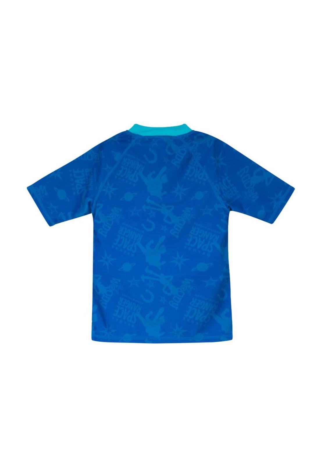 Polera Niño Manga Corta UV 50+ Disney Toy Story Azul-1