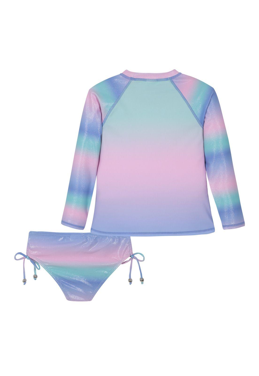 Traje de Baño Niña Set UV50 M/Larga Frozen Disney-2