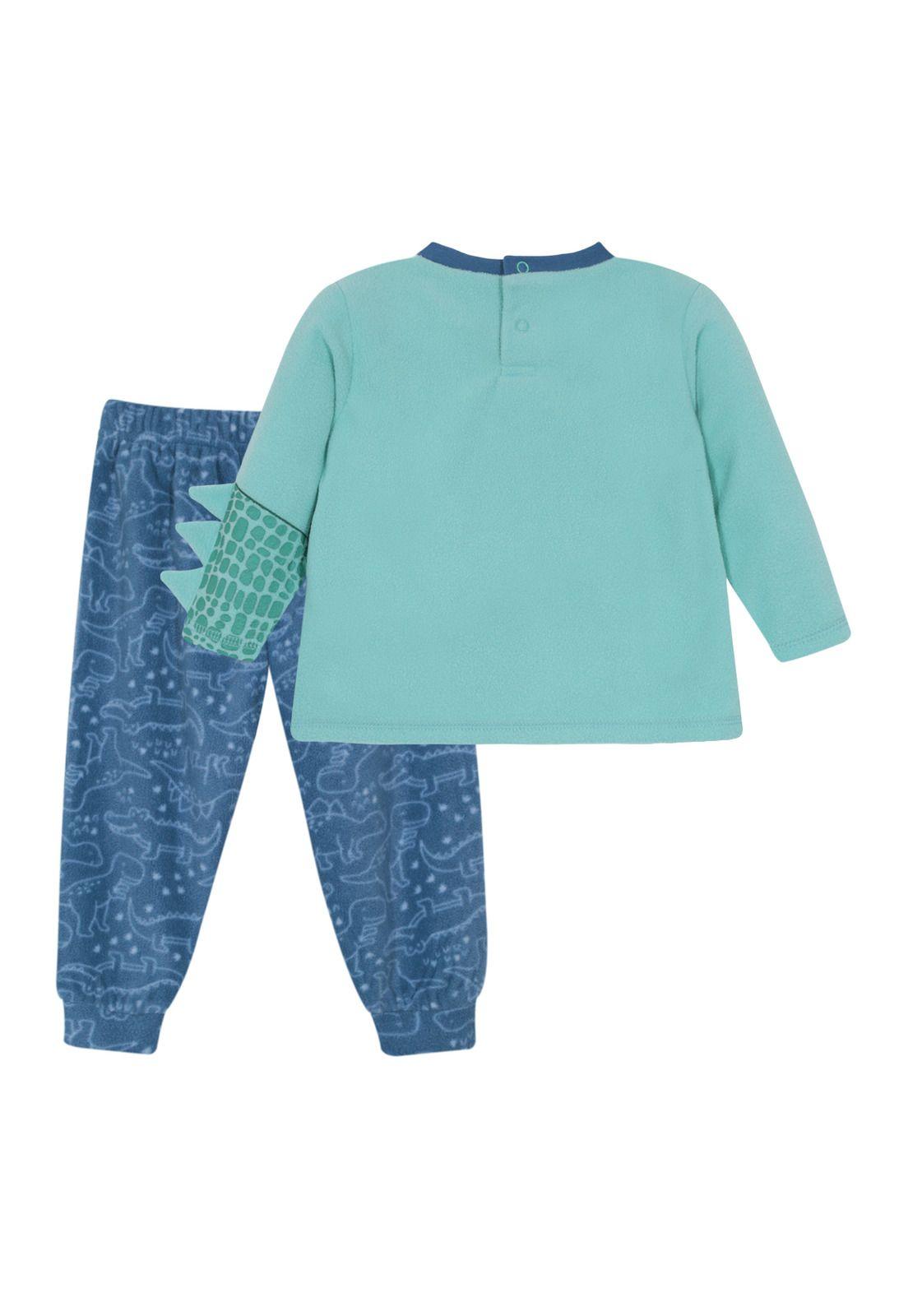 Bebe Pijama Cocodrilo 2Pz H2O Wear Verde Polar-2