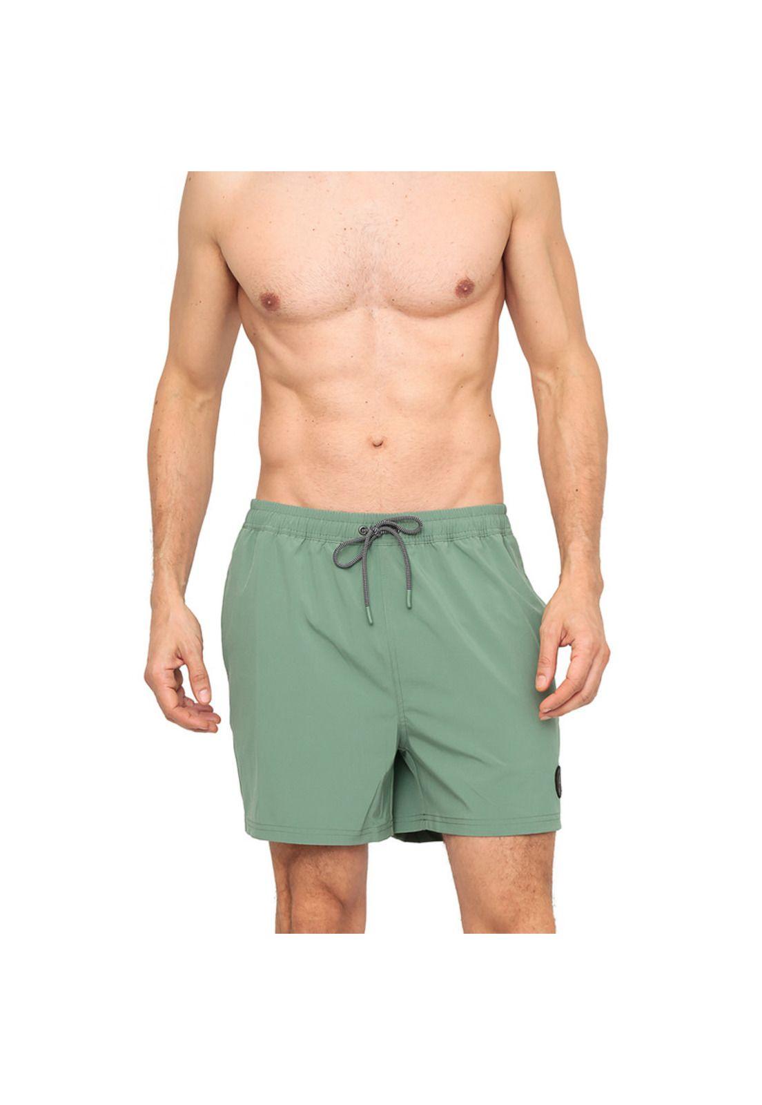 Traje de Baño Hombre Short W Stretch H2O Wear Verde-0