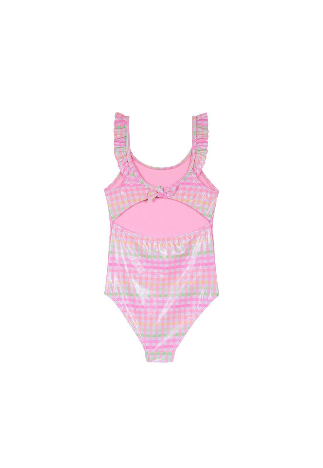 Traje de Baño Niña Entero UV30+ H2O Wear Rosado-2
