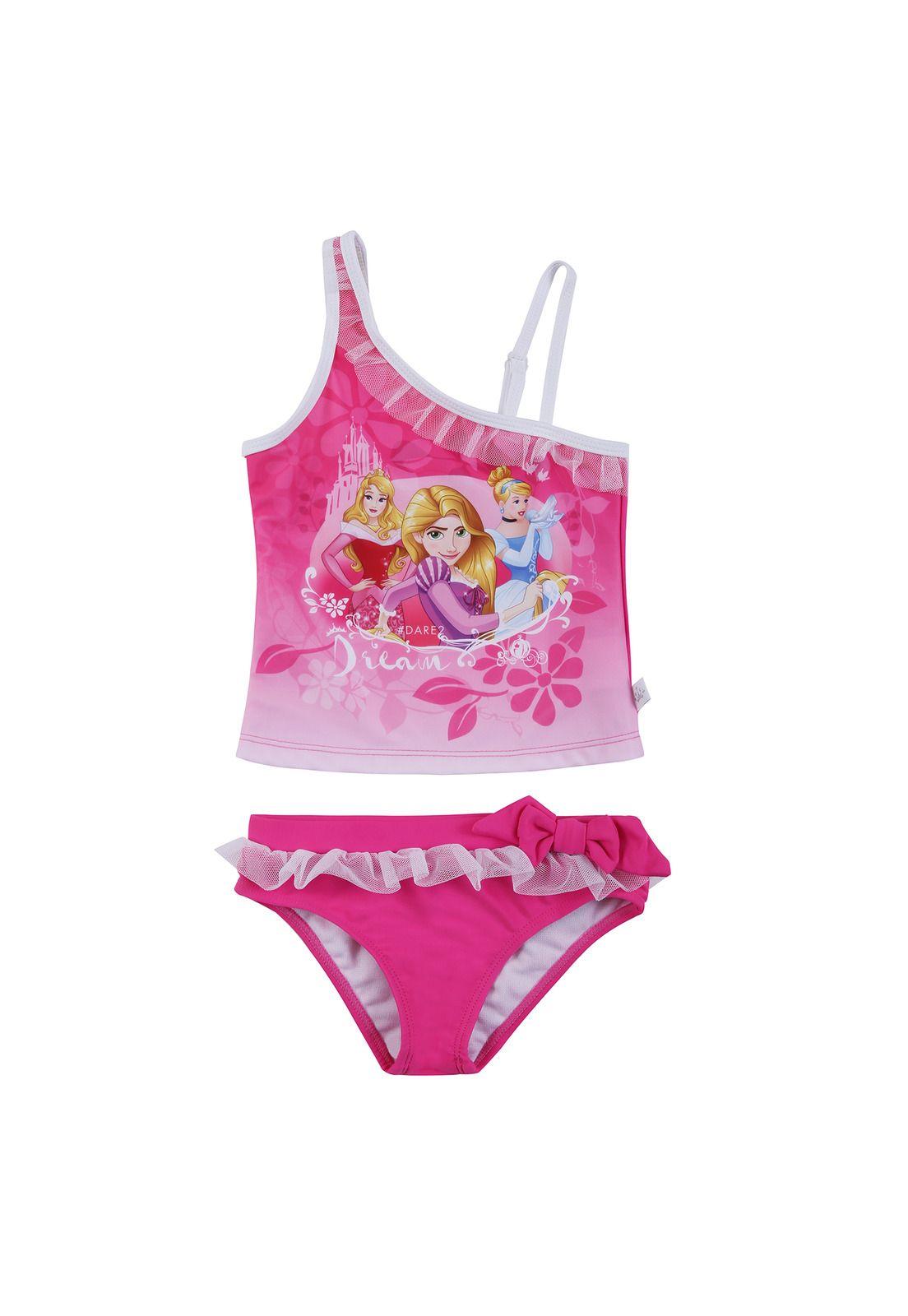 Traje de Baño Niña Tankini Disney Princesas-0