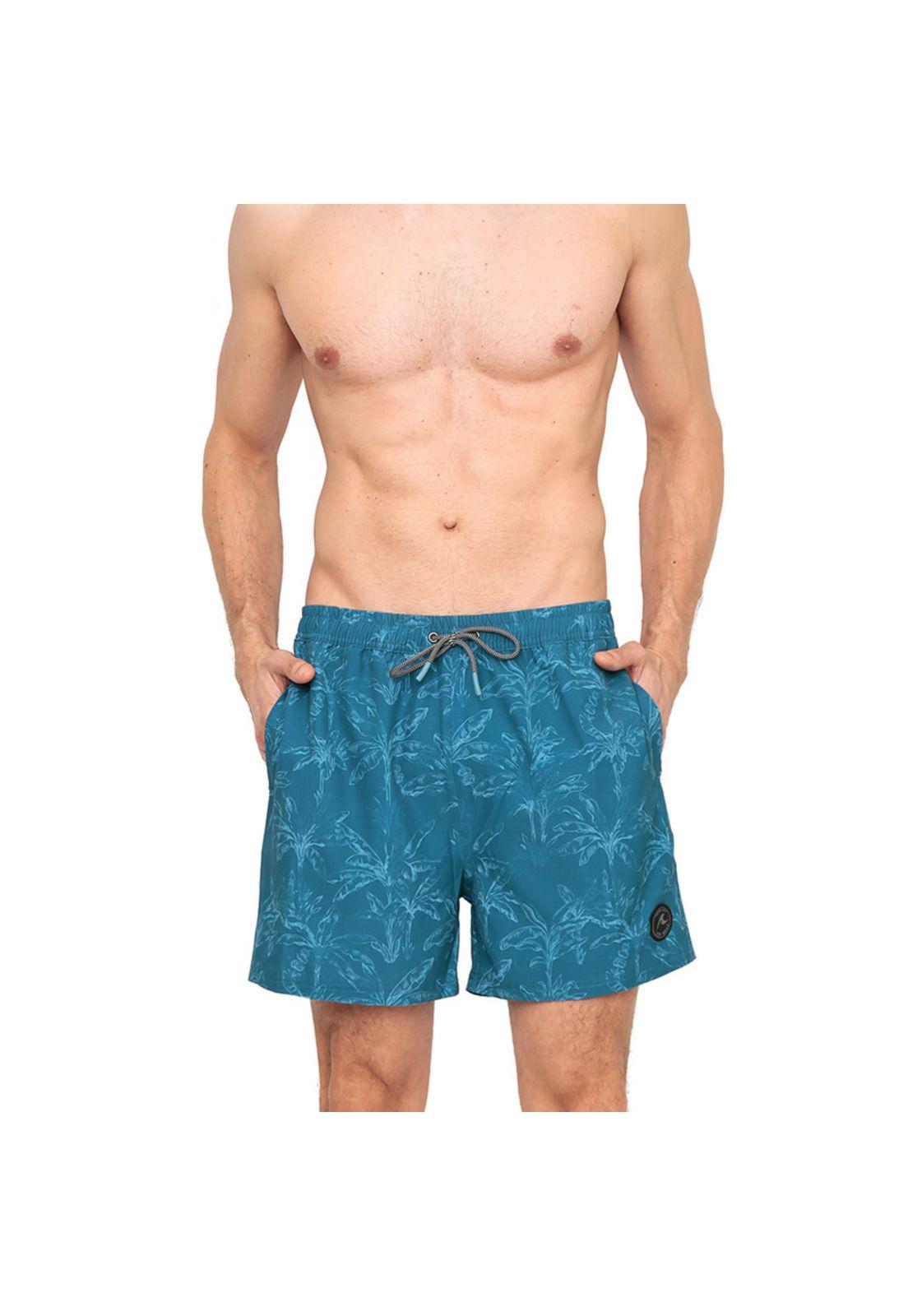 Traje de Baño Hombre Short W Stretch H2O Wear Petroleo-0