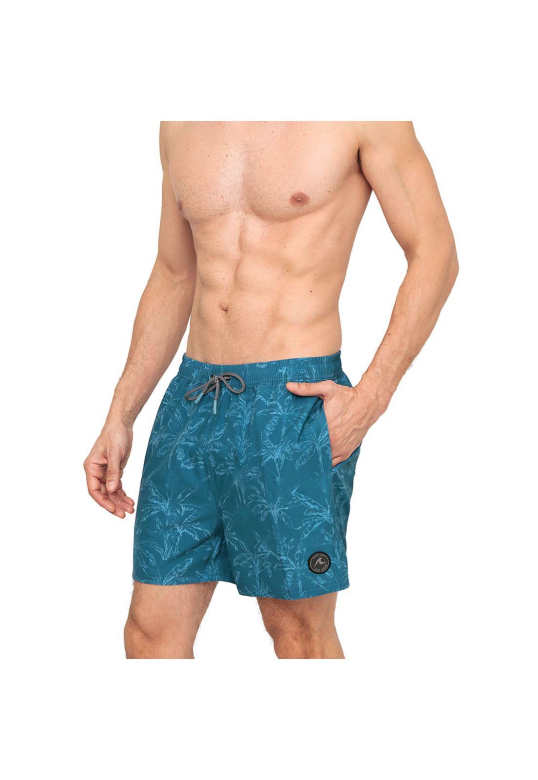 Traje de Baño Hombre Short W Stretch H2O Wear Petroleo-1