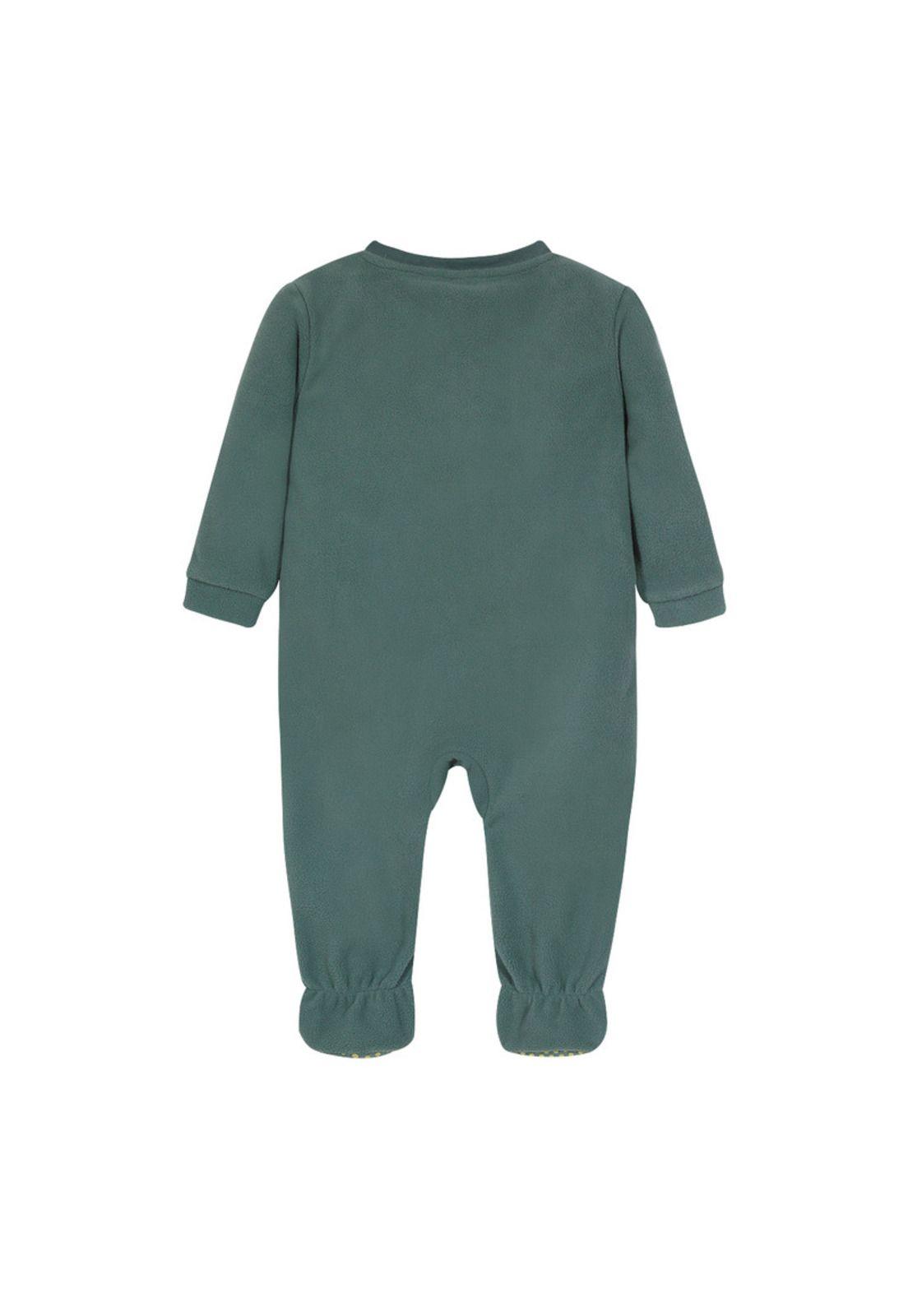 Pijama Bebé Niño Entero Polar Sustentable Verde H2O Wear-1