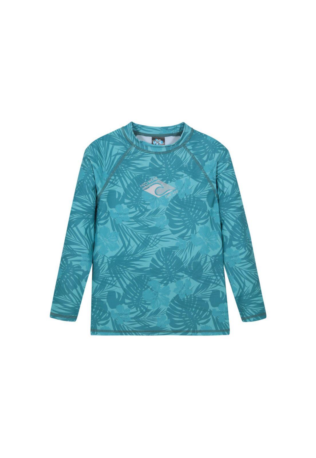 Traje de Baño Niño Polera UV50 + Manga Larga  H2O Wear-0