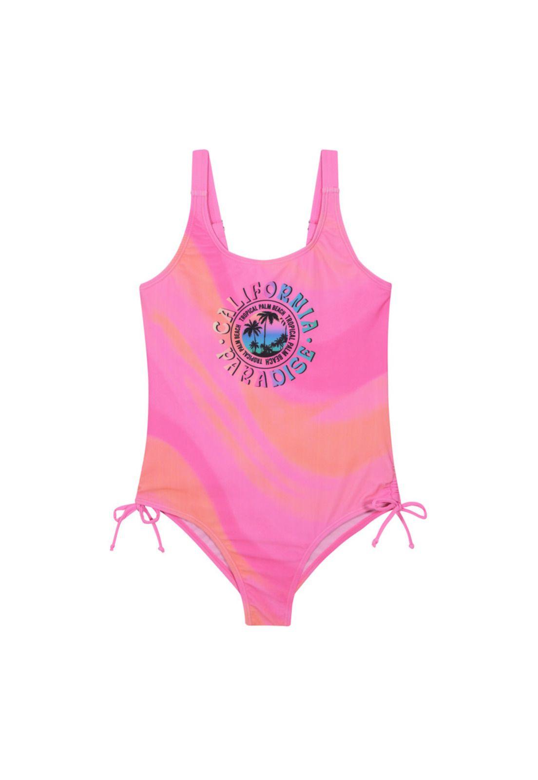 Traje de de Baño Niña Teens UV50 H2O Wear Fucsia-0